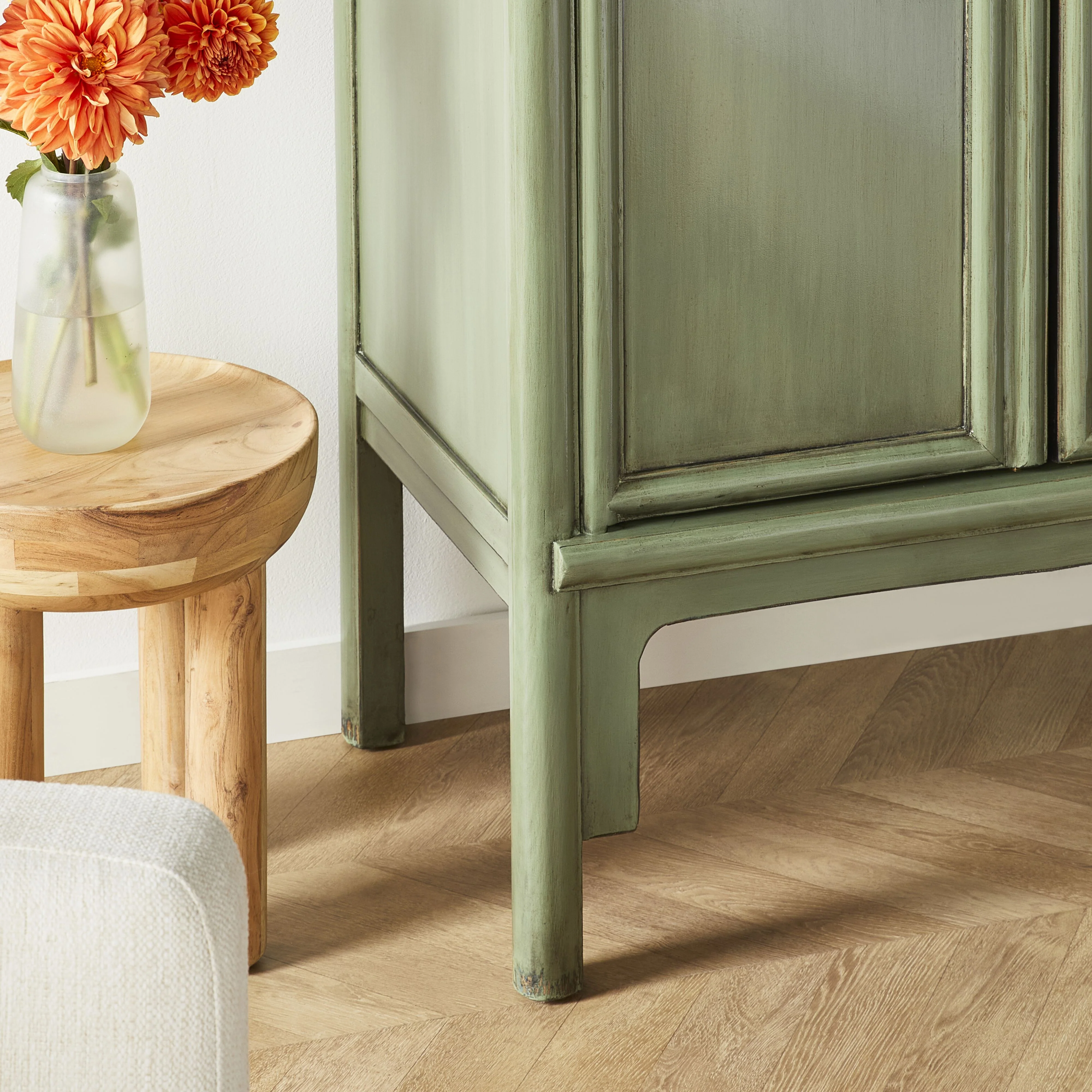 Sansha 2 Door Wardrobe Sage Green - Image 11