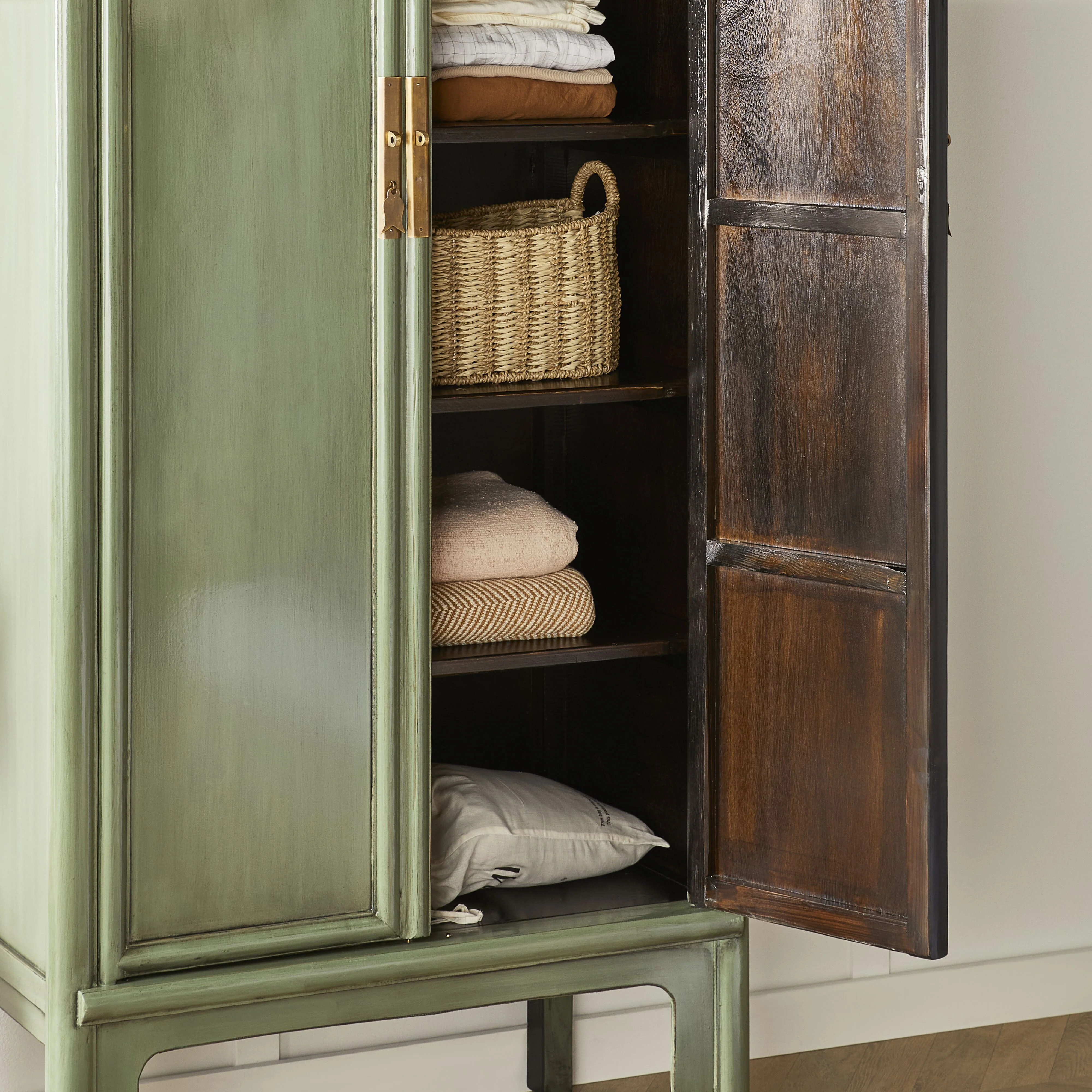 Sansha 2 Door Wardrobe Sage Green - Image 12
