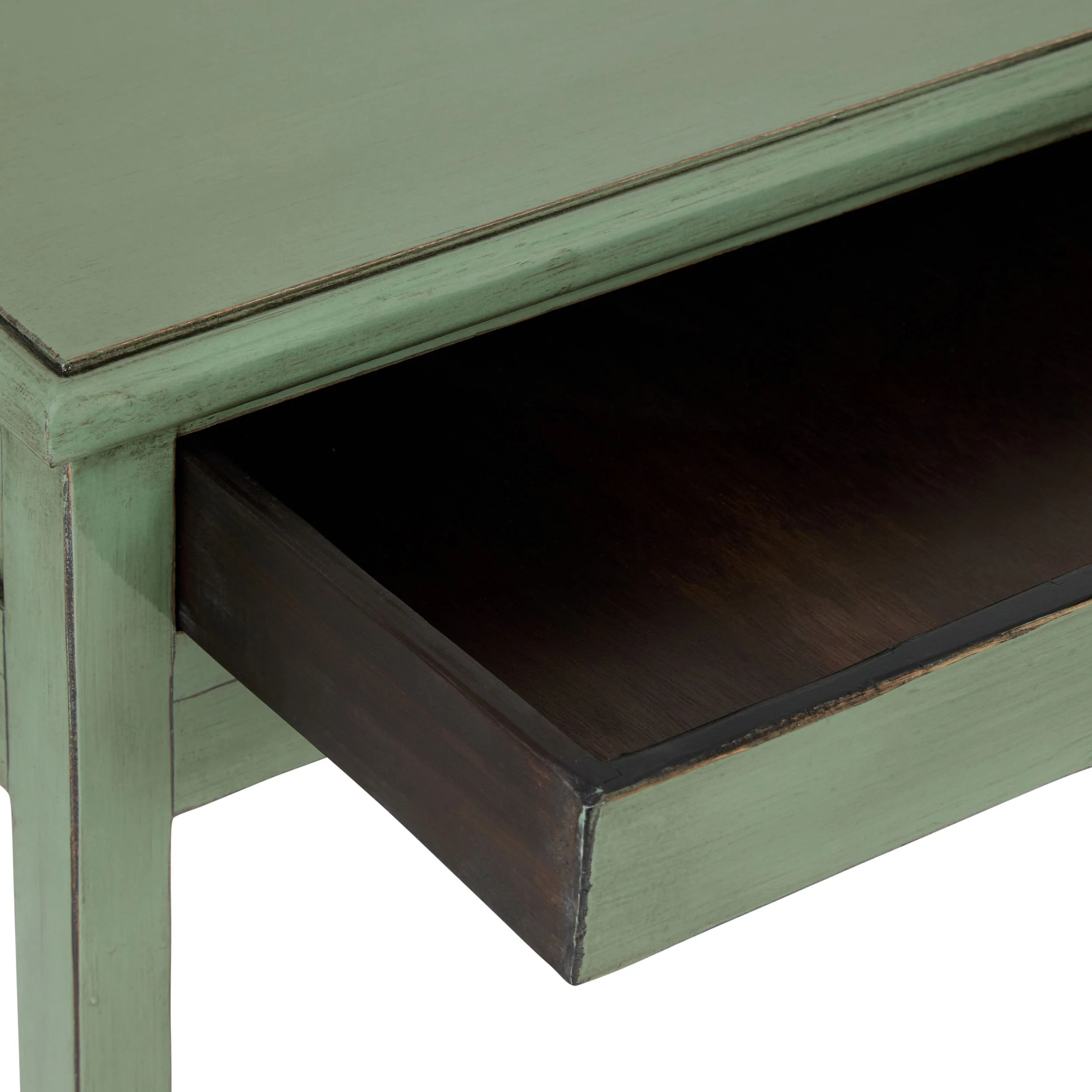 Sansha 2 Drawer Desk Sage Green - Image 7