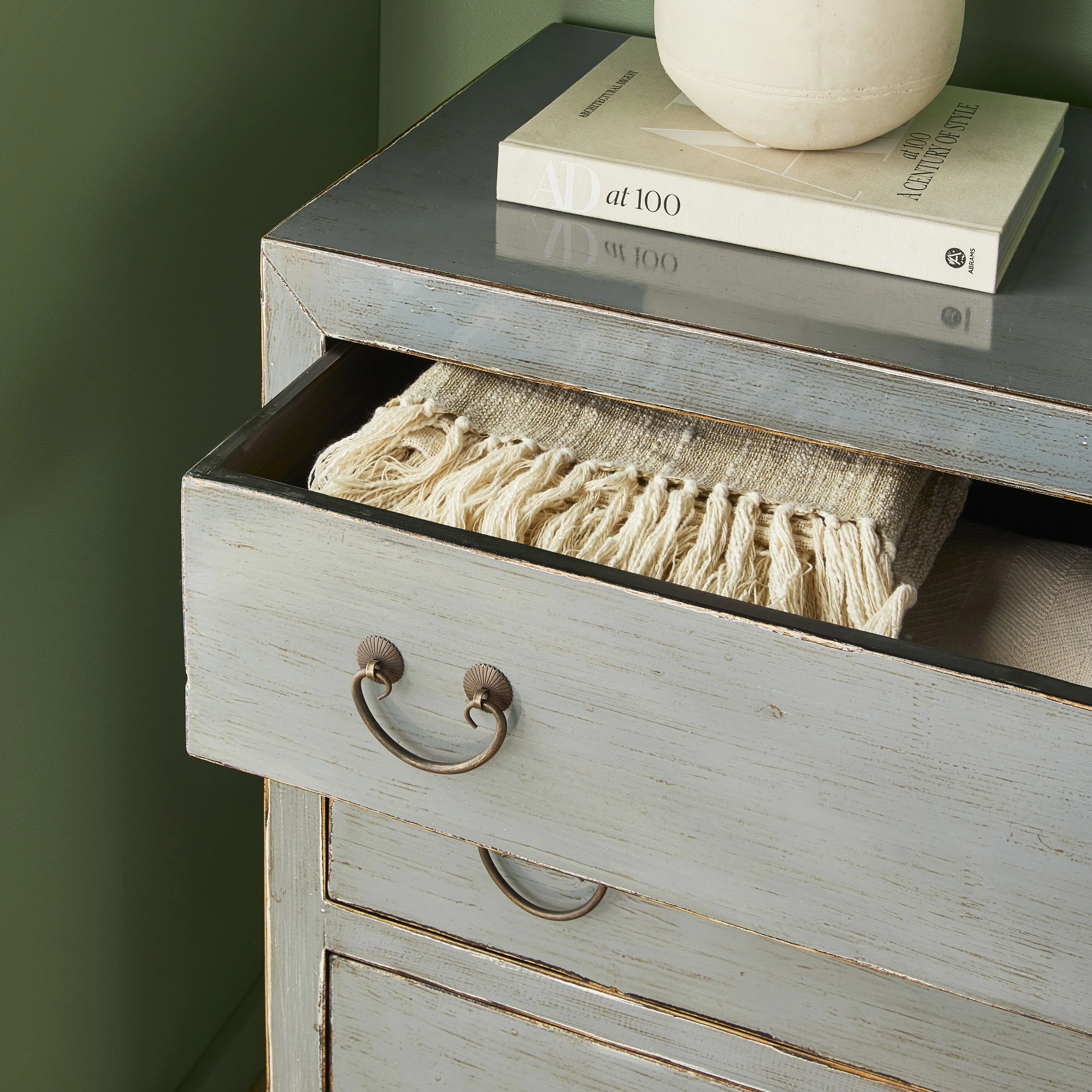 Sansha 3 Drawer Chest Dove Grey - Image 10