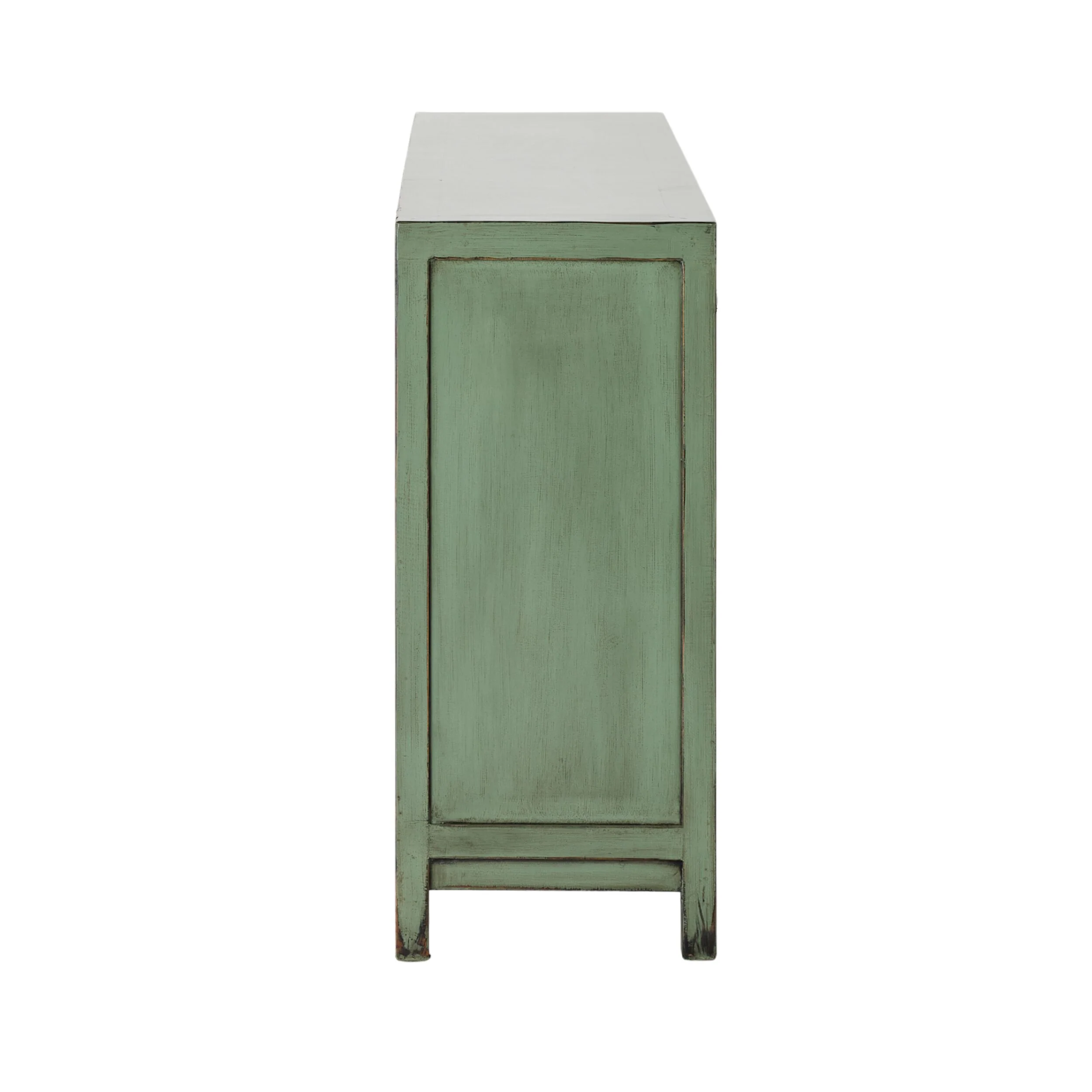 Sansha 4 Door & 4 Drawer Sideboard Sage Green - Image 5