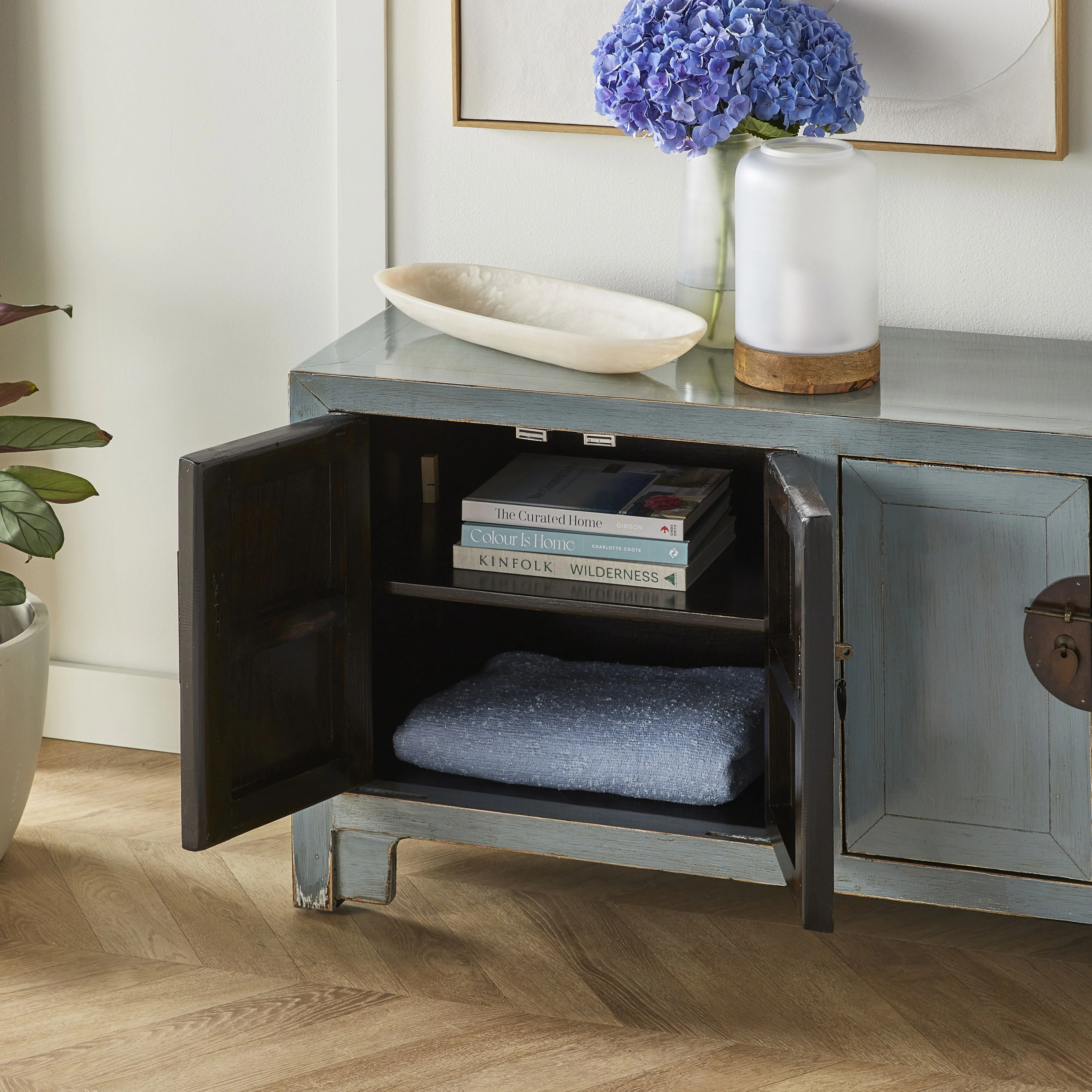 Sansha 6 Door TV Unit Dove Grey - Image 11