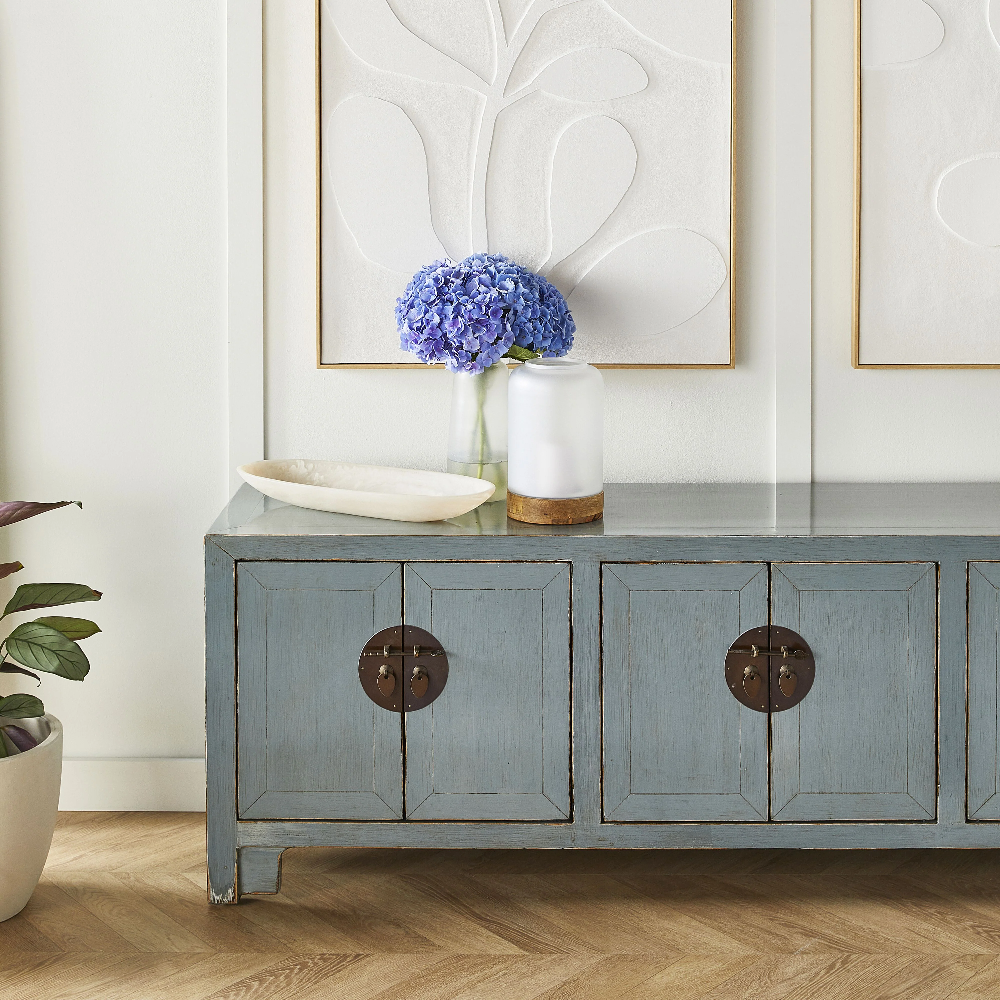 Sansha 6 Door TV Unit Dove Grey - Image 12
