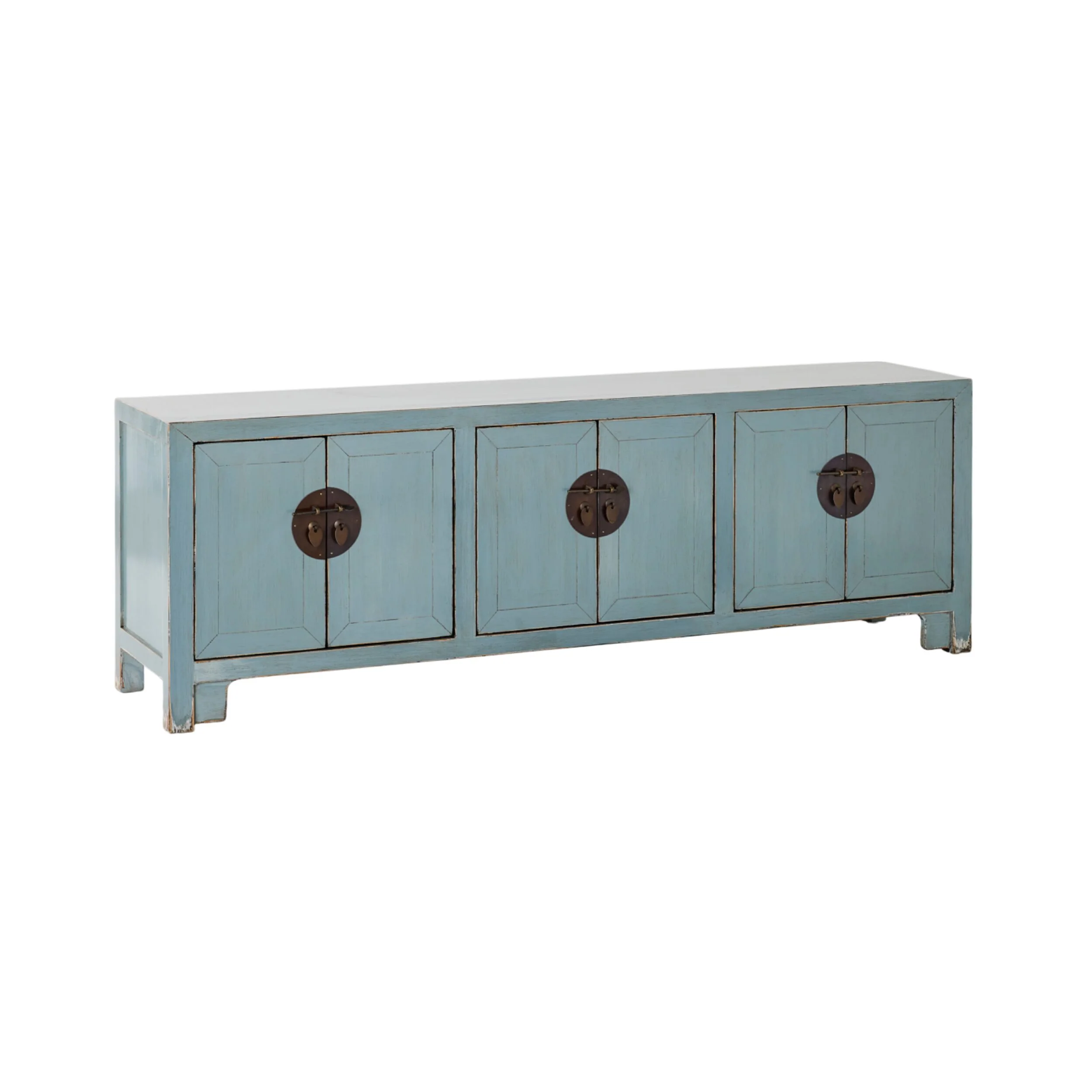 Sansha 6 Door TV Unit Dove Grey - Image 2