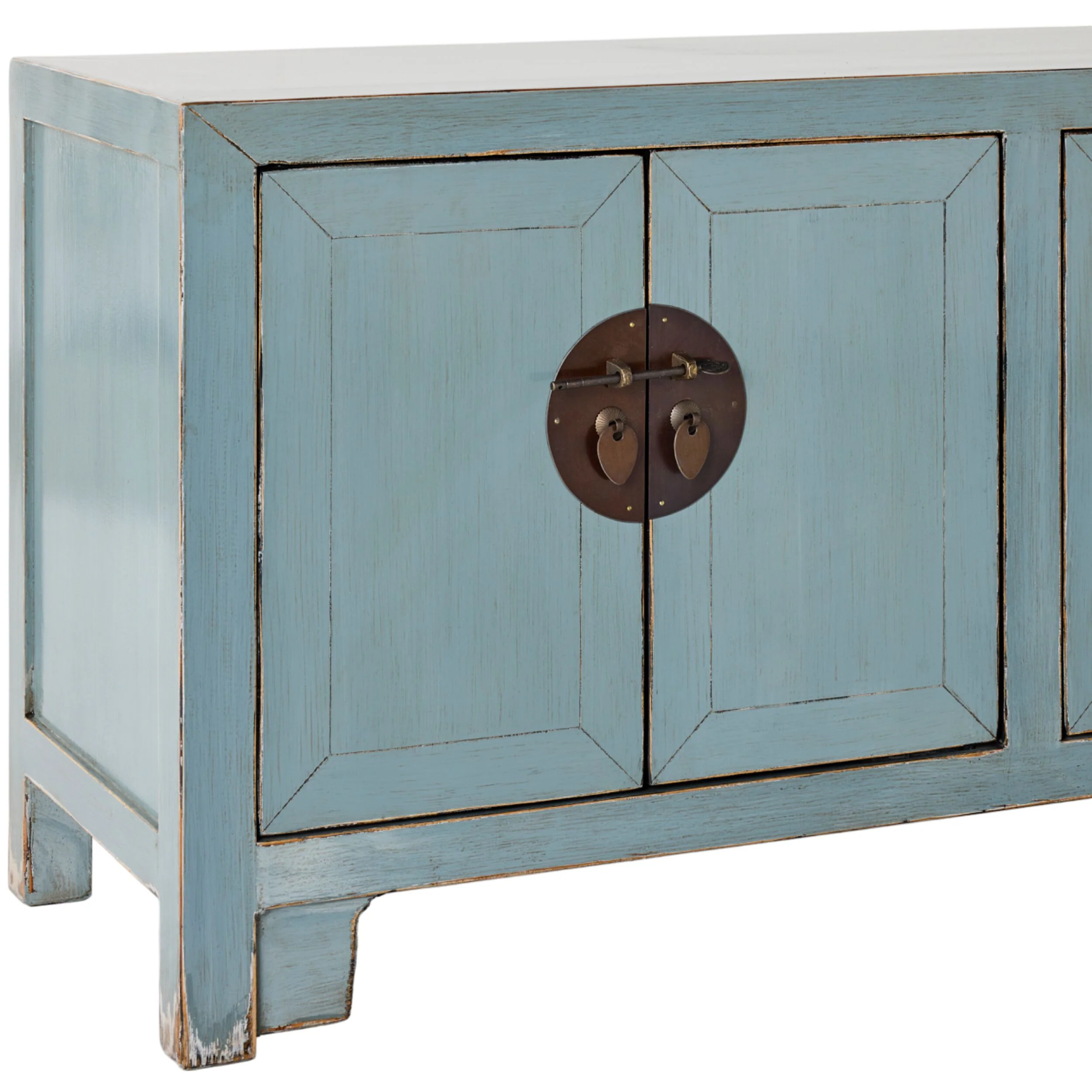 Sansha 6 Door TV Unit Dove Grey - Image 4