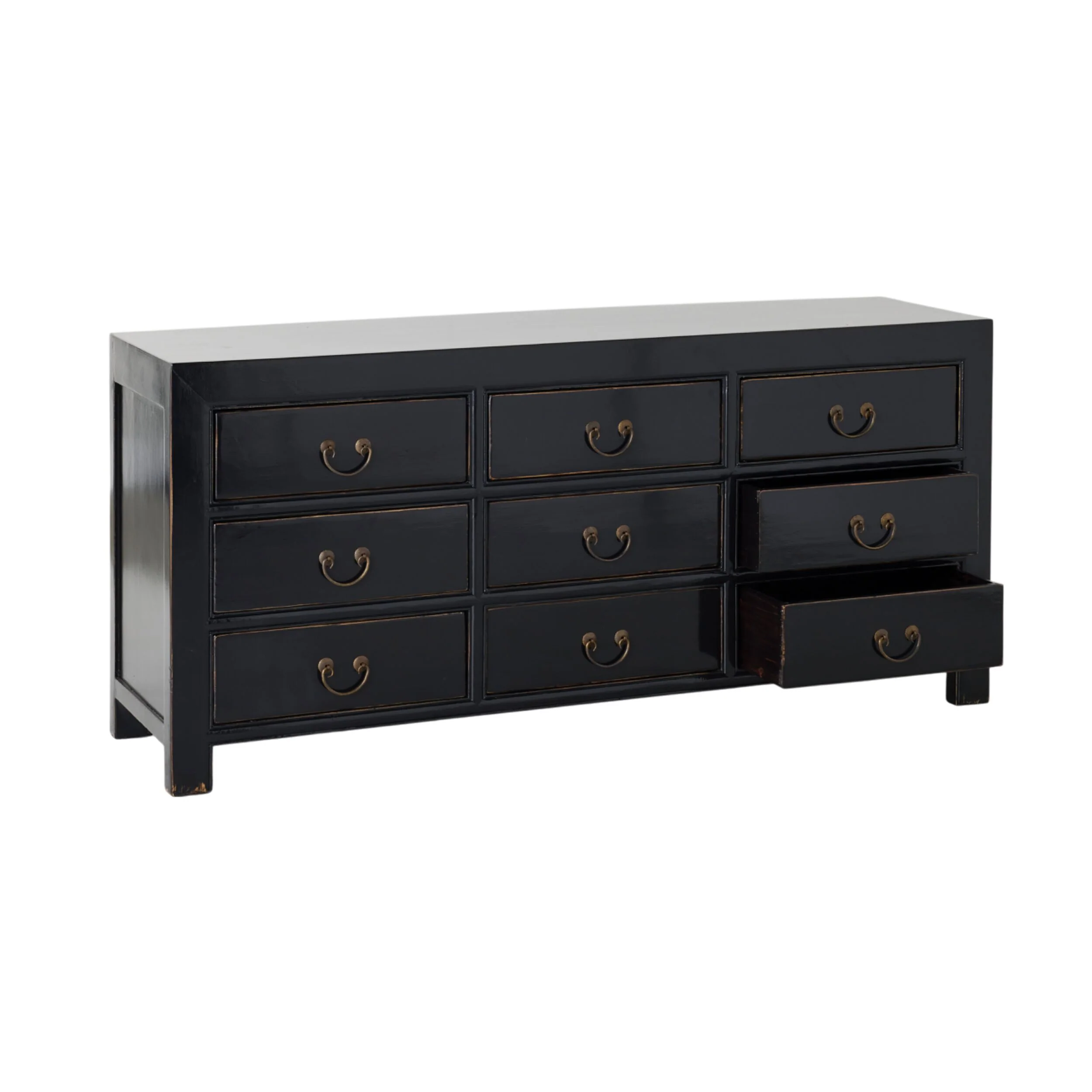 Sansha 9 Drawer Chest Black - Image 3