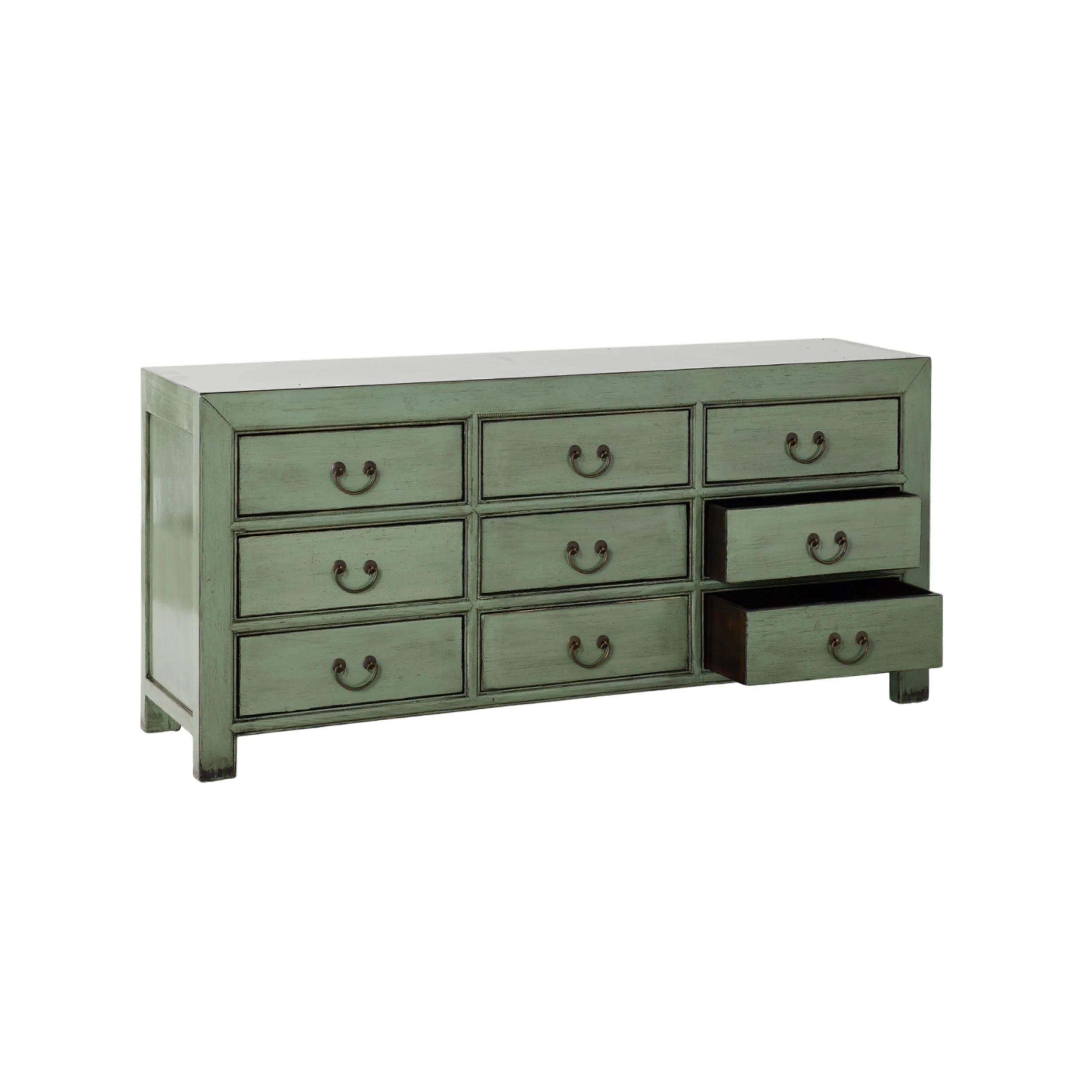 Sansha 9 Drawer Chest Sage Green - Image 3