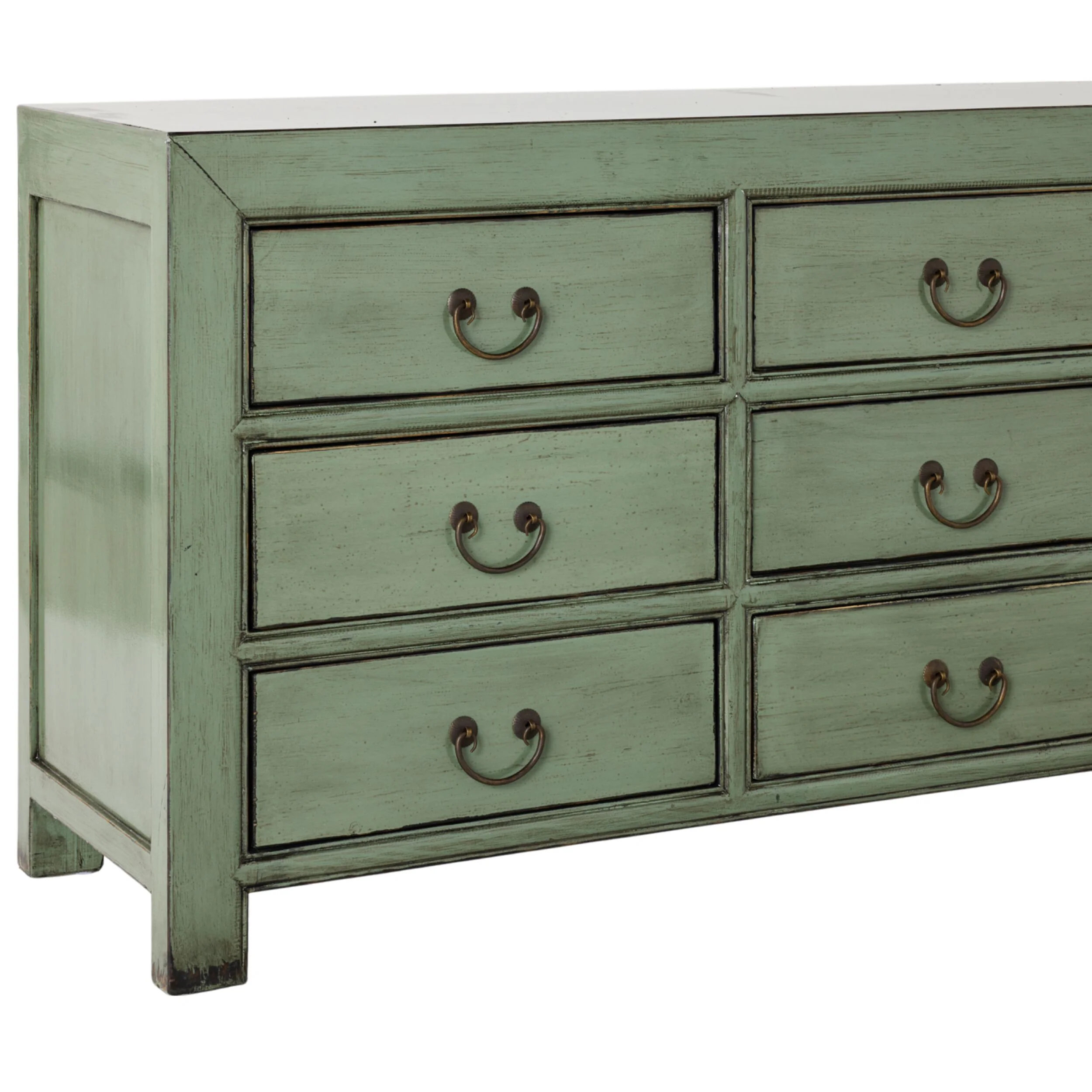 Sansha 9 Drawer Chest Sage Green - Image 4