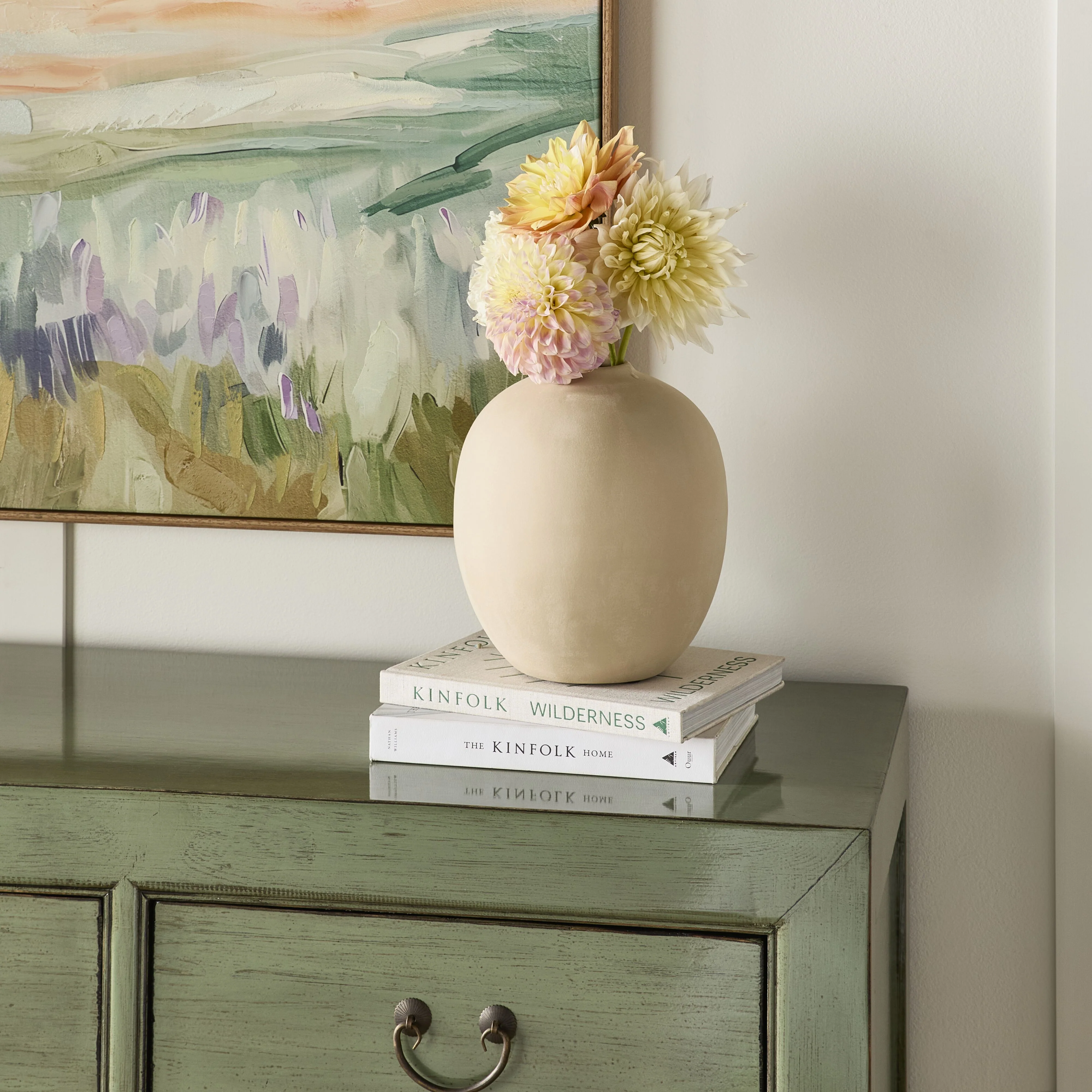 Sansha 9 Drawer Chest Sage Green - Image 7