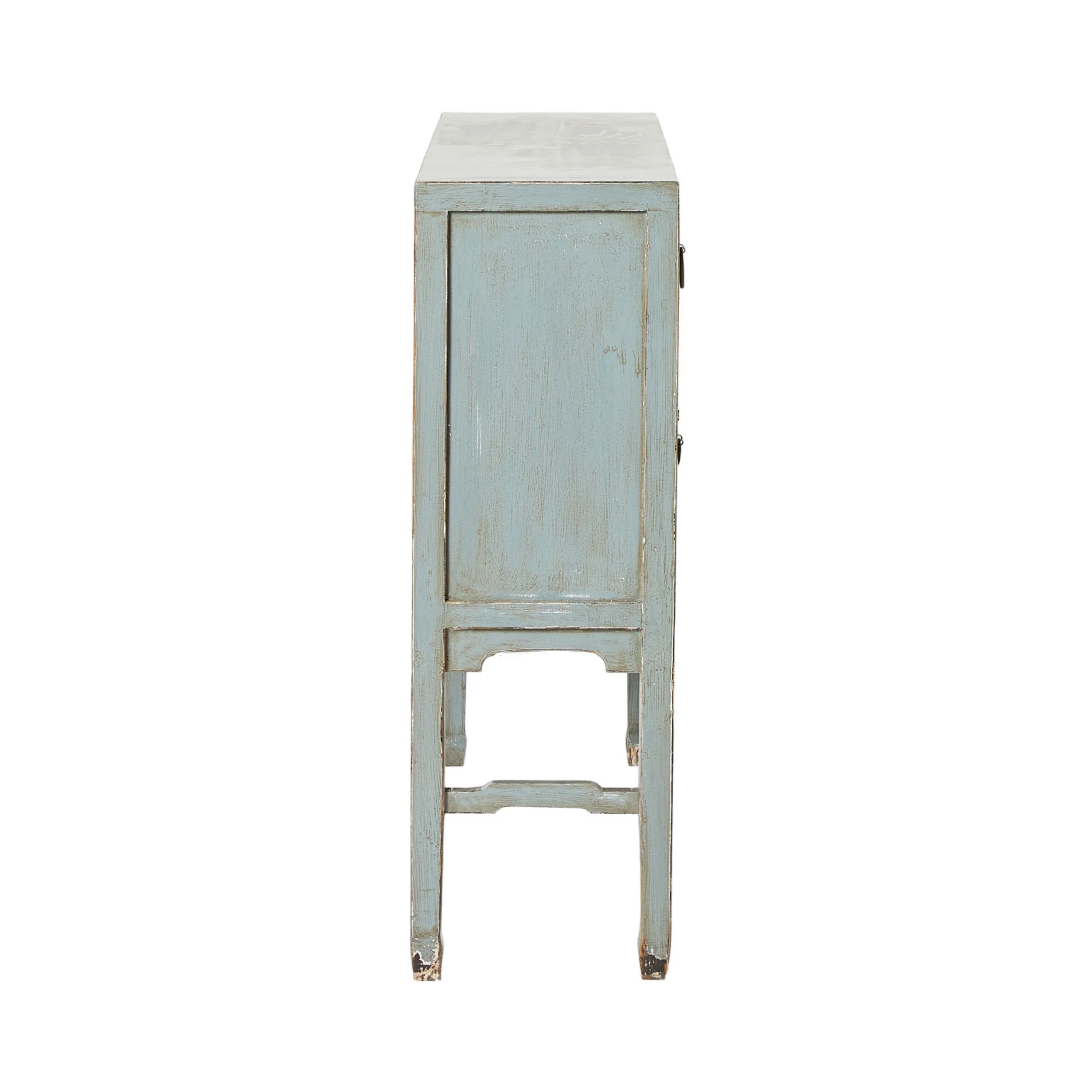 Sansha Console 5 Drawer 4 Door Dove Grey - Image 4
