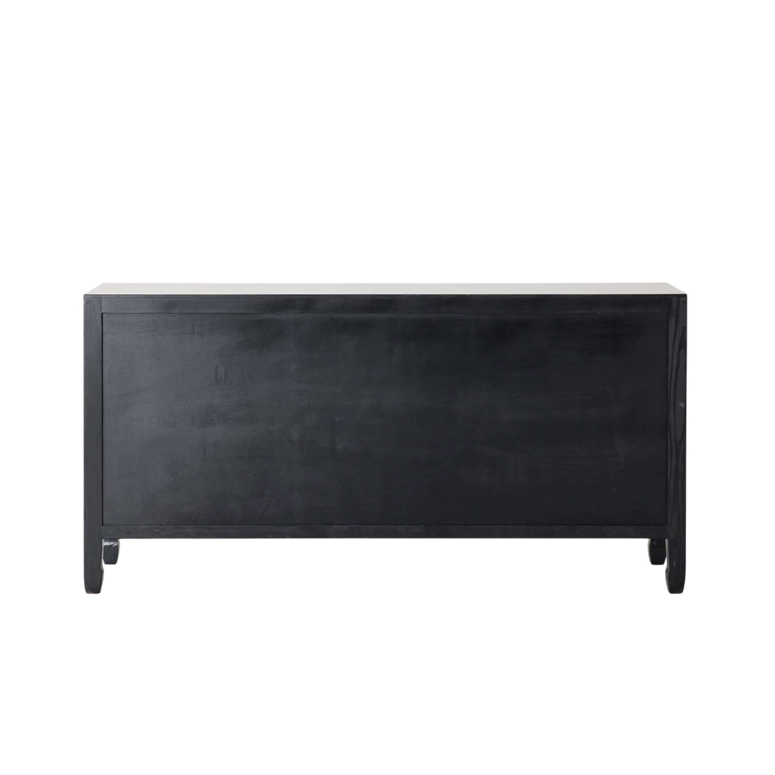 Sansha Low Pigeon Hole Bookcase Black and Turquoise - Image 6