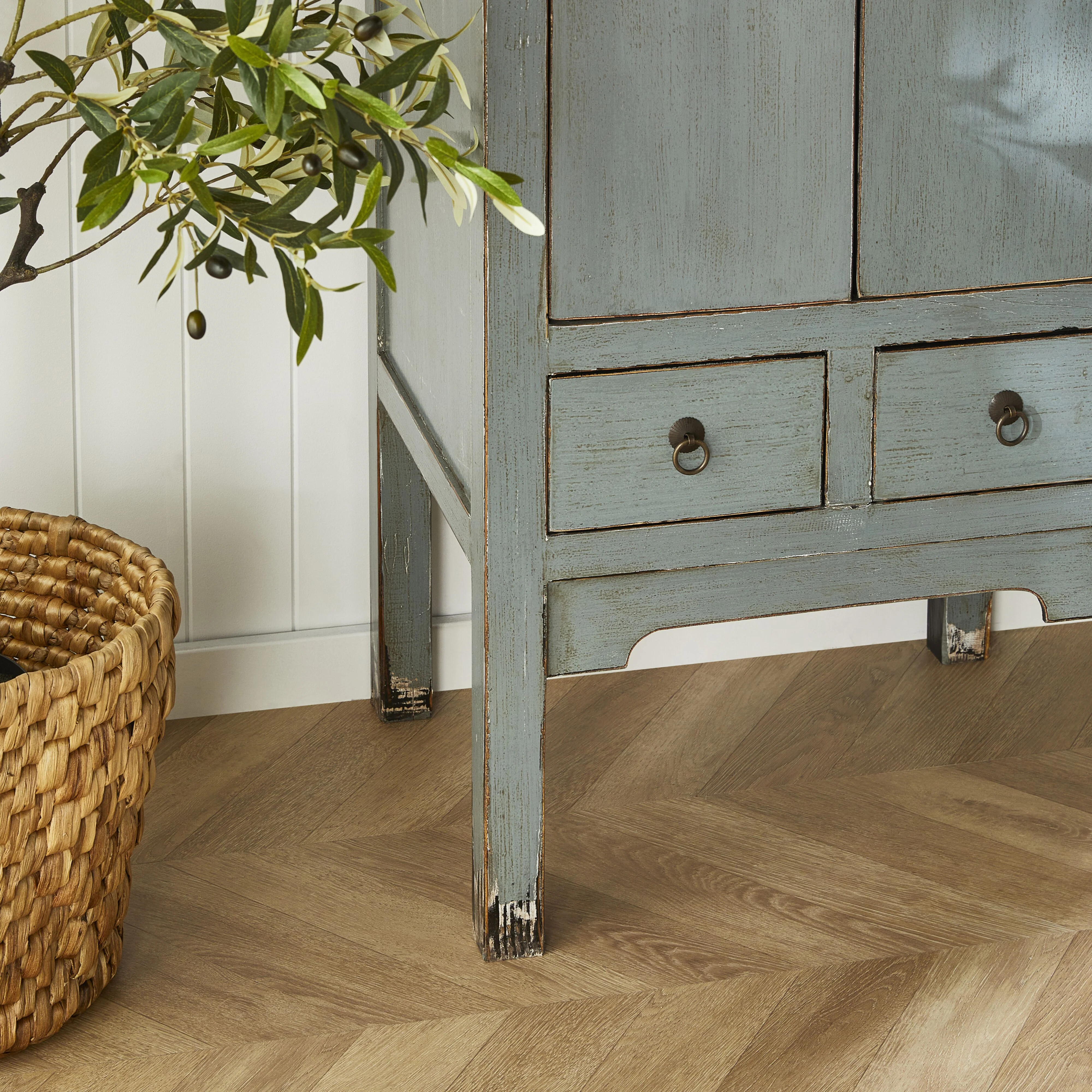 Sansha Narrow Wedding Cabinet Dove Grey - Image 11