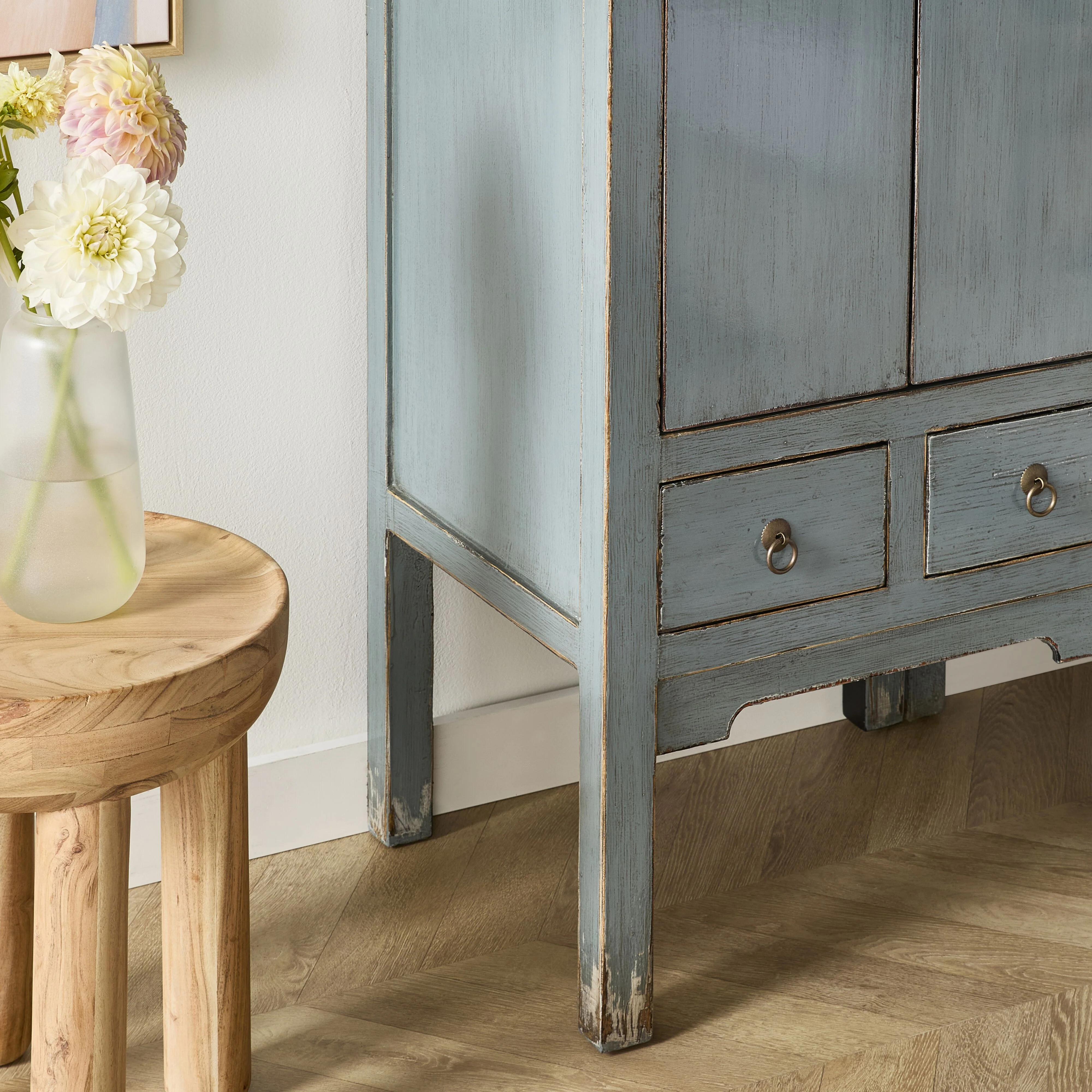 Sansha Narrow Wedding Cabinet Dove Grey - Image 15