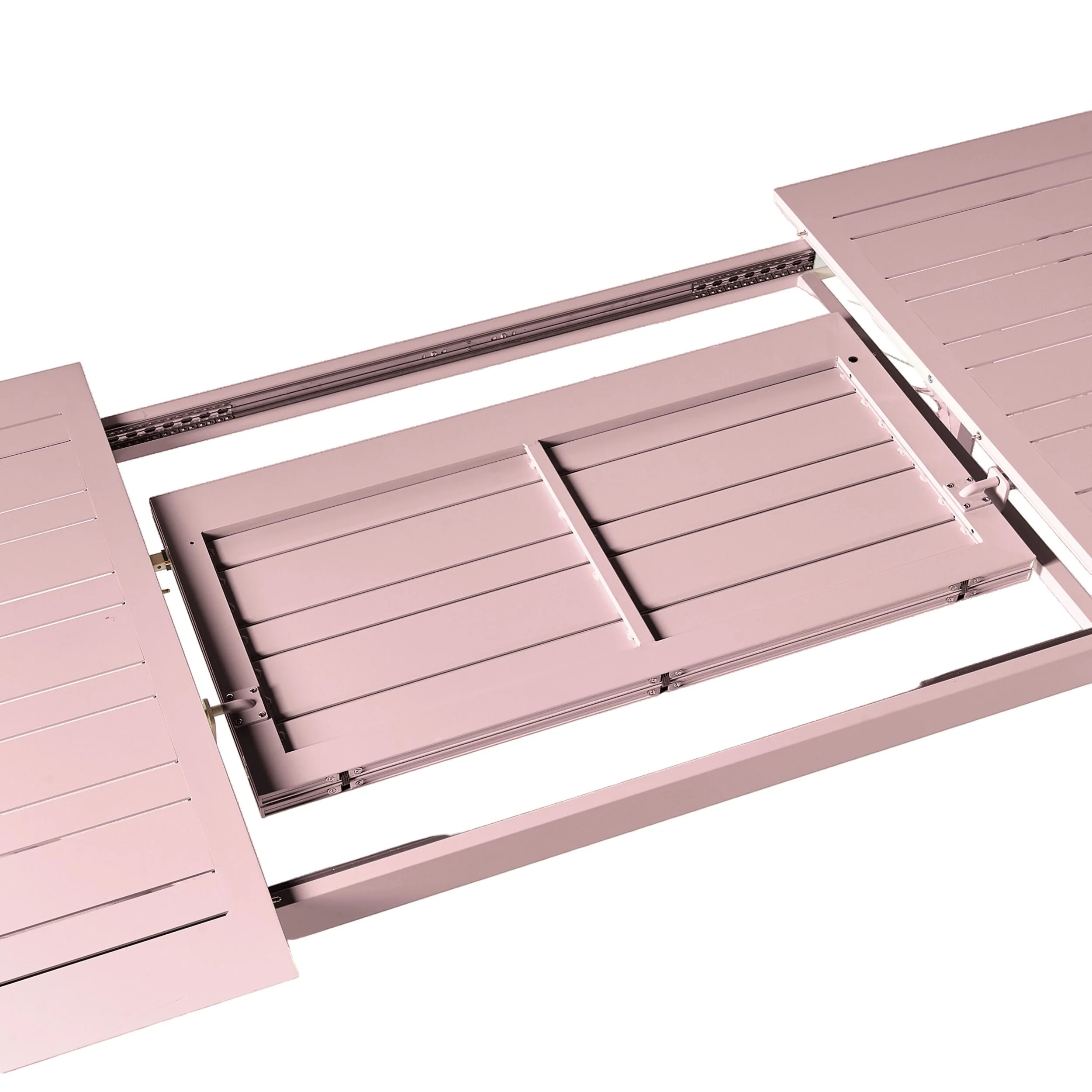 Santana Aluminium Extension Table Rose Pink 200/300cm - Image 5
