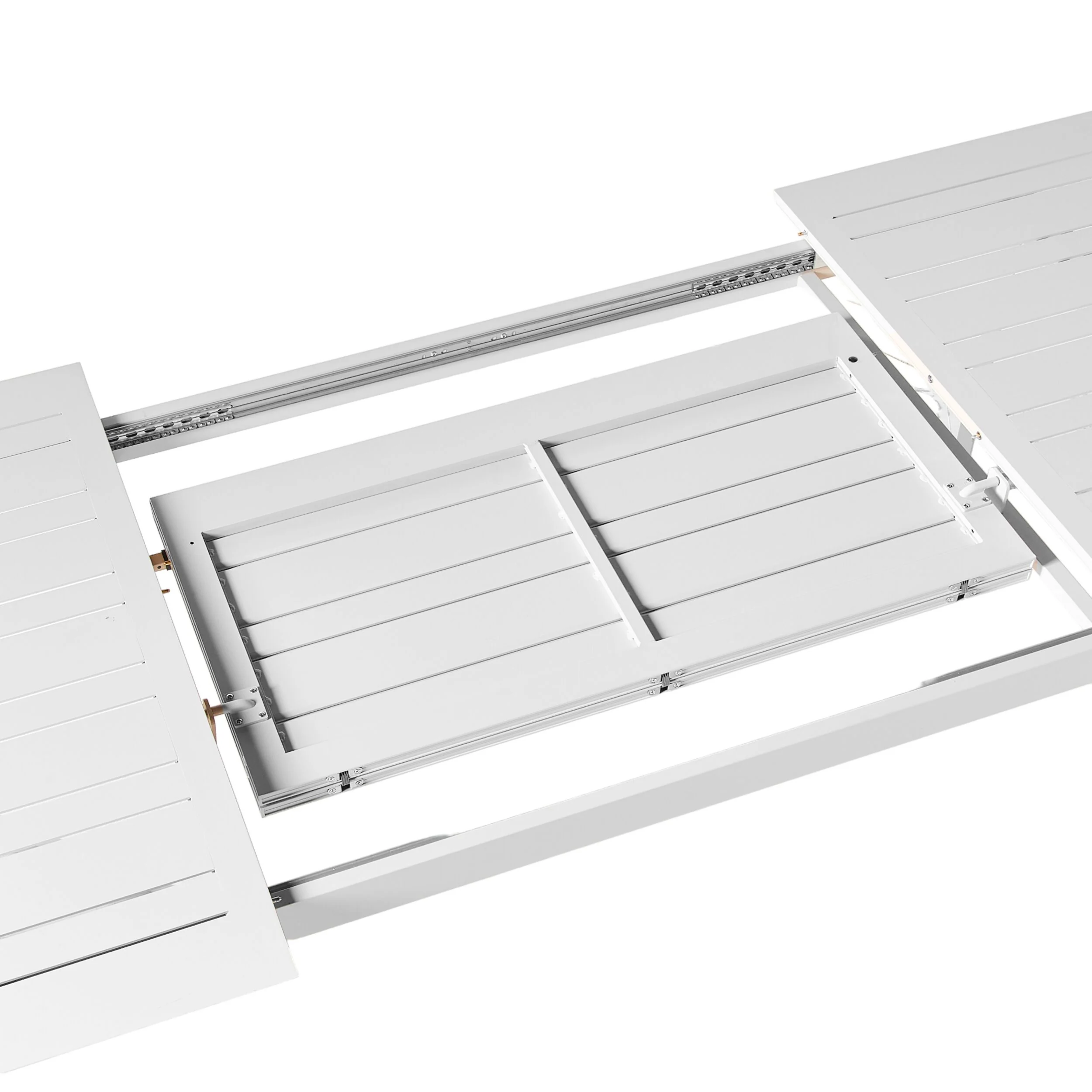 Santana Aluminium Extension Table White 200/300cm - Image 5