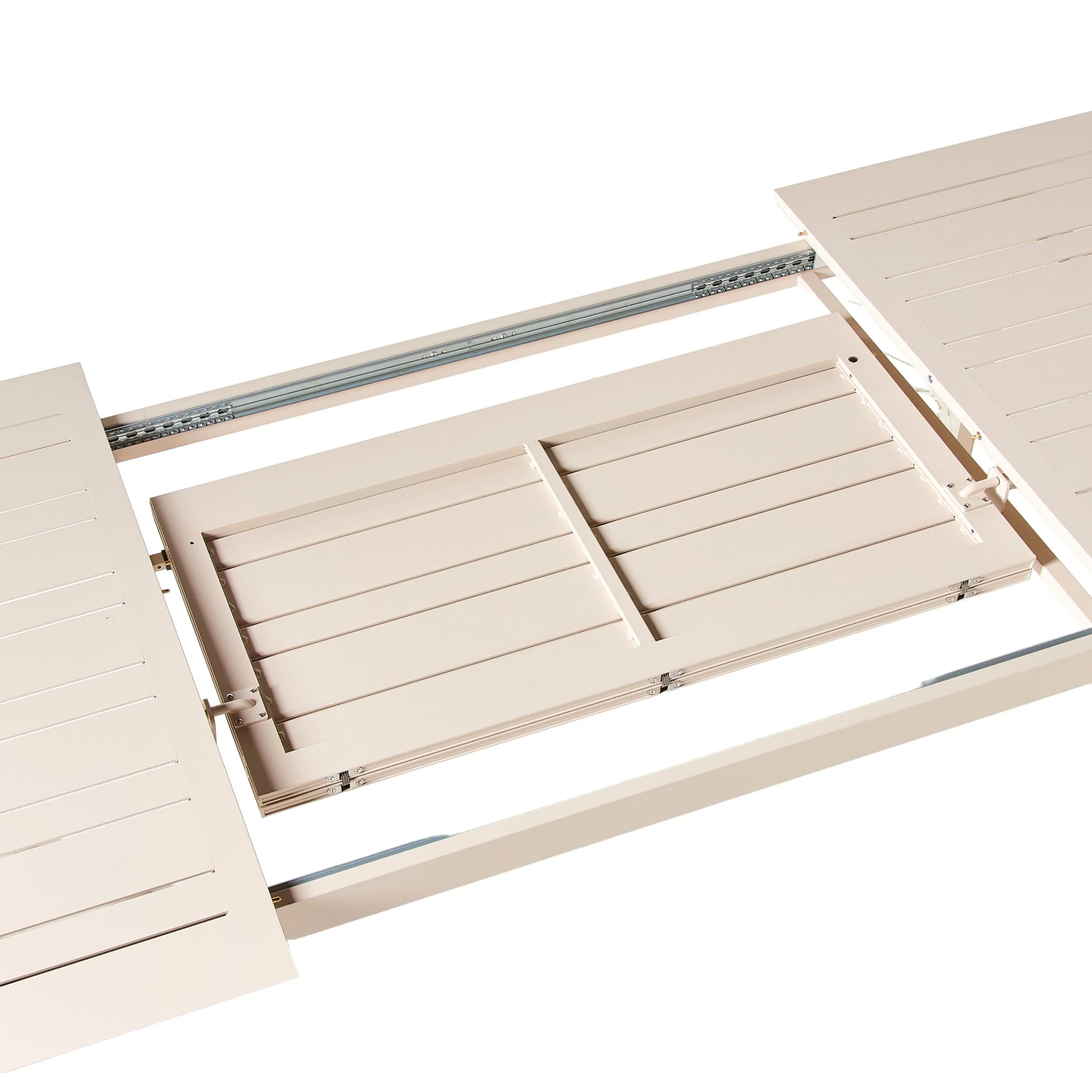 Santana Aluminium Extension Table 200cm (Ext 300cm) Taupe - Image 5