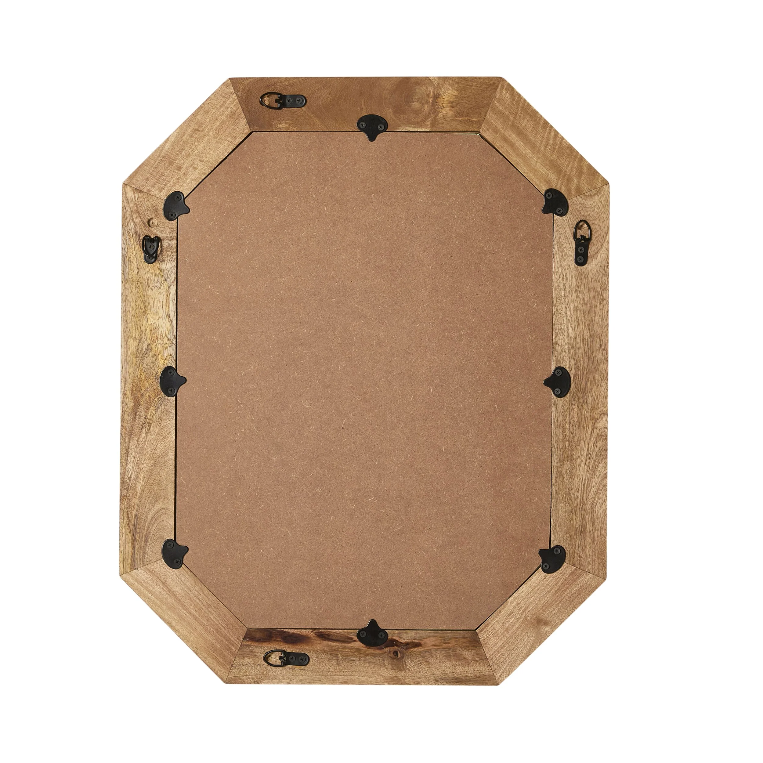 Santiago Flora Emboss Wooden Wall Mirror 76cm - Image 3