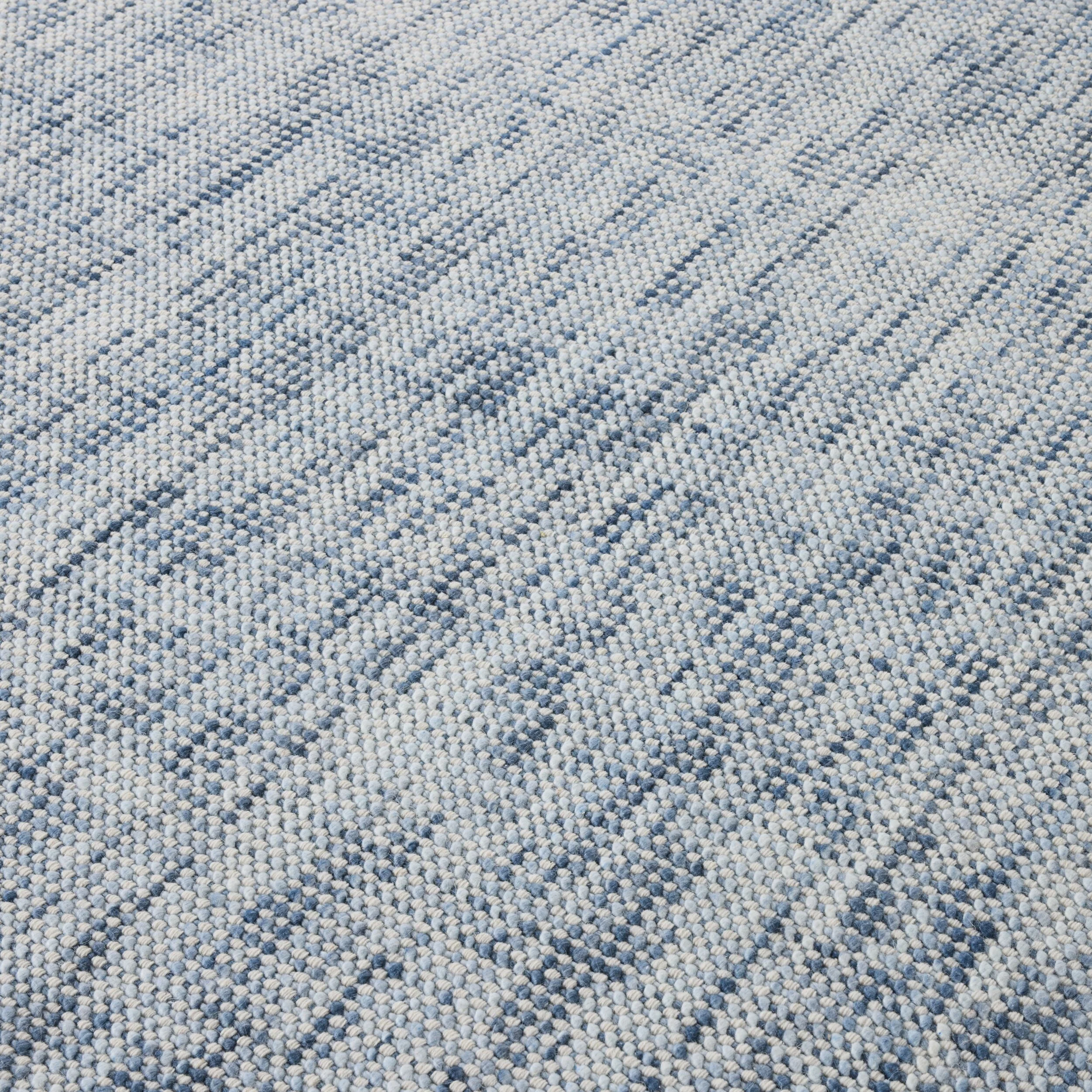 Santos Handloom Blue NZ Wool Rug 240x300cm - Image 2