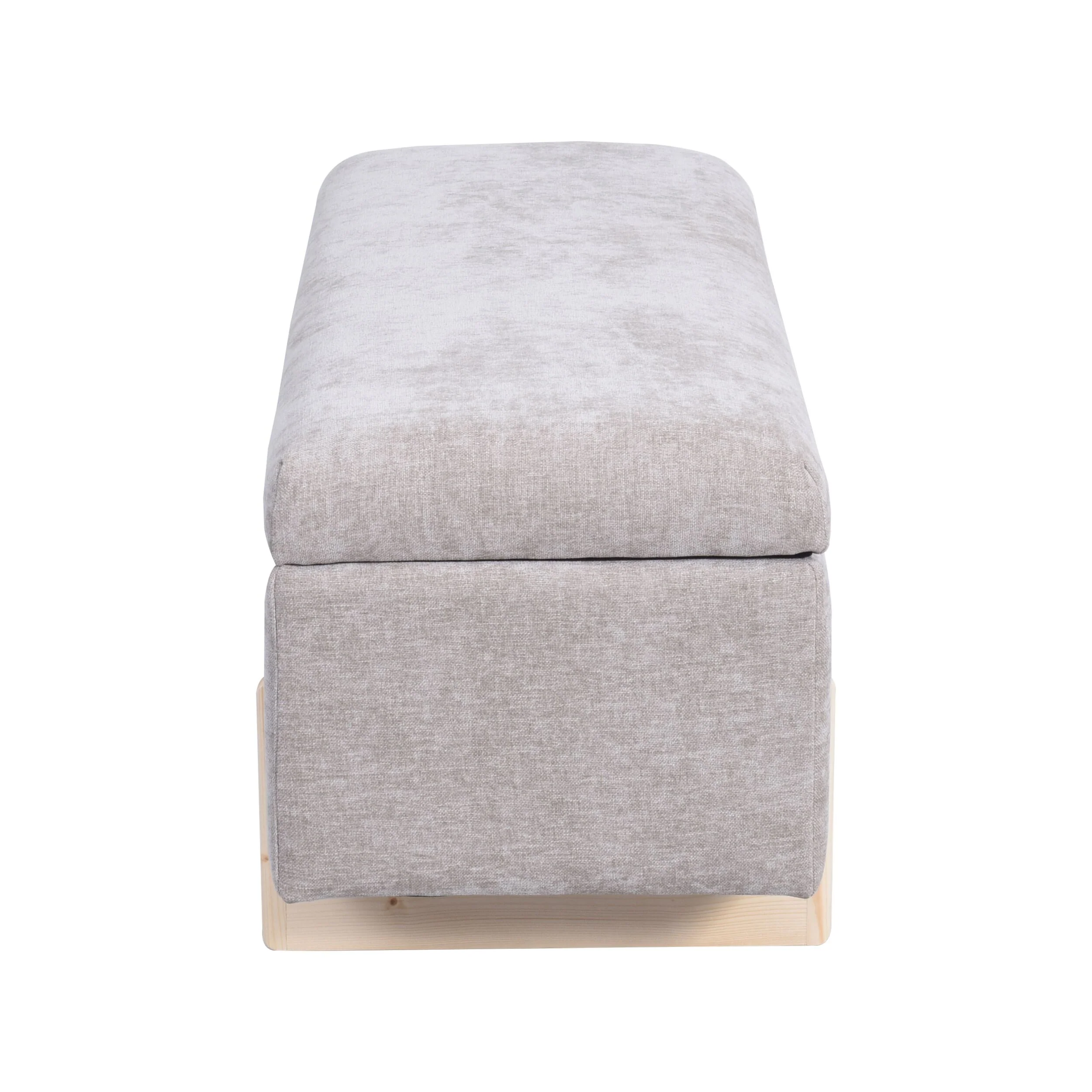 Sara Storage Bench Flax Taupe - Image 4