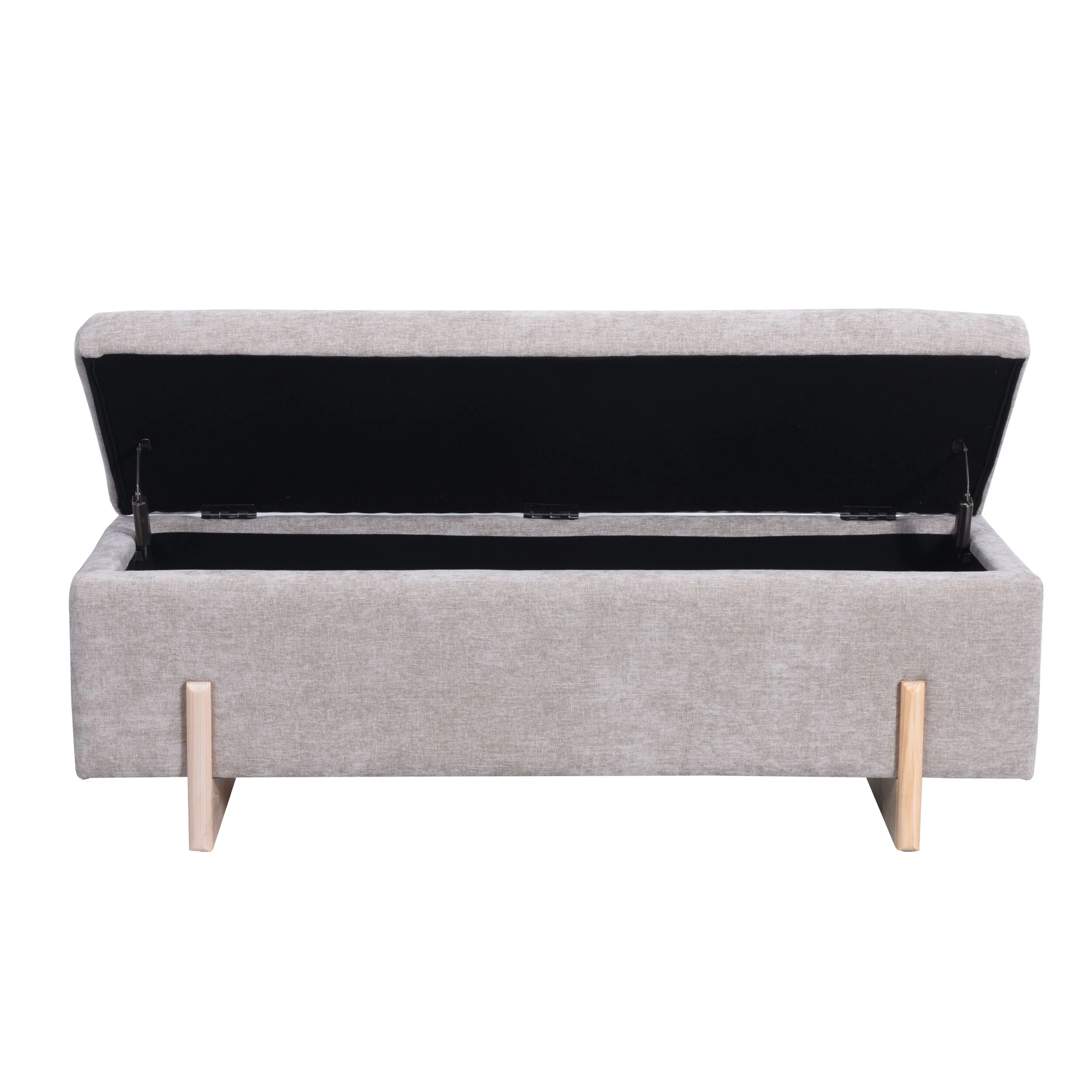 Sara Storage Bench Flax Taupe - Image 5