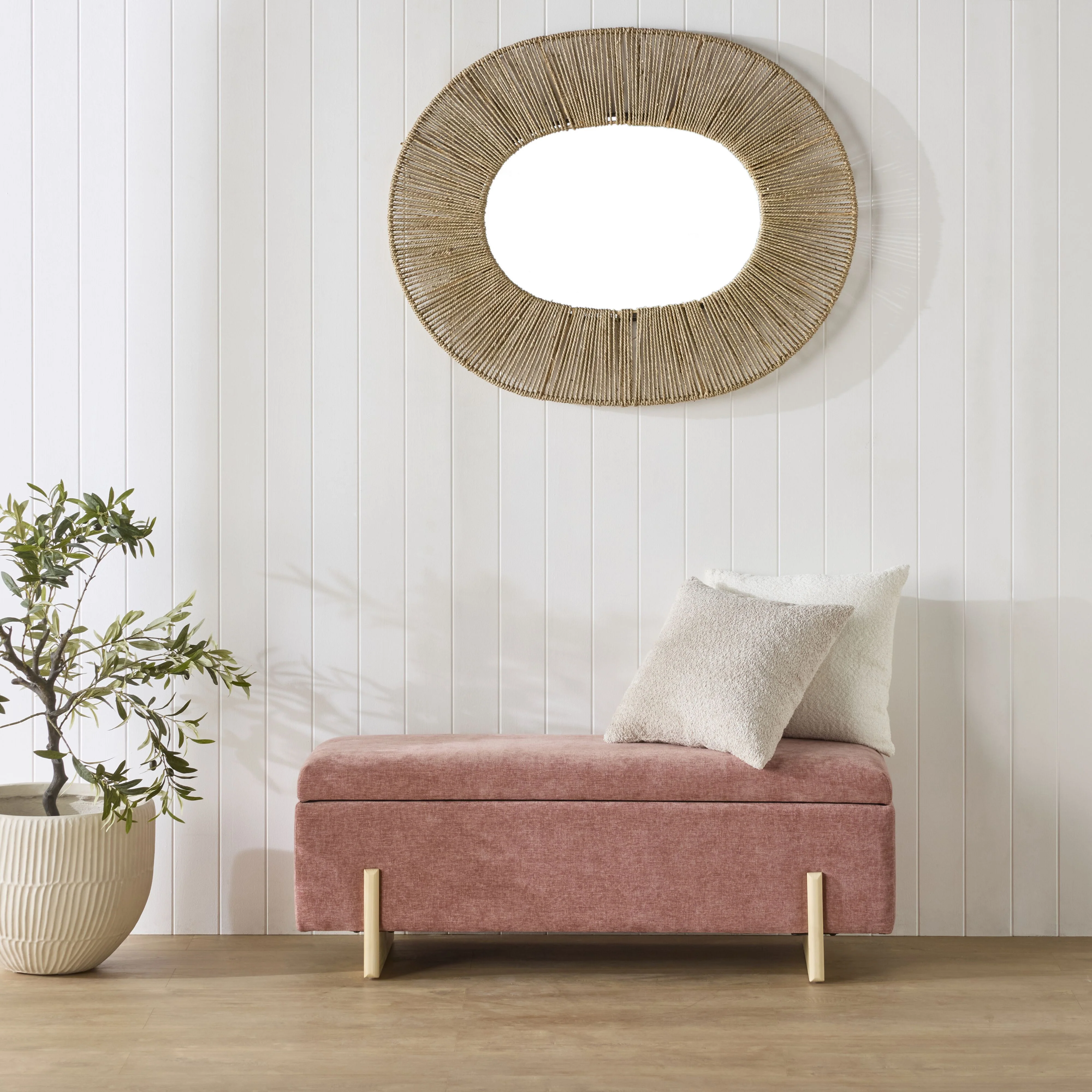 Sara Storage Bench Rose Pink - Image 8