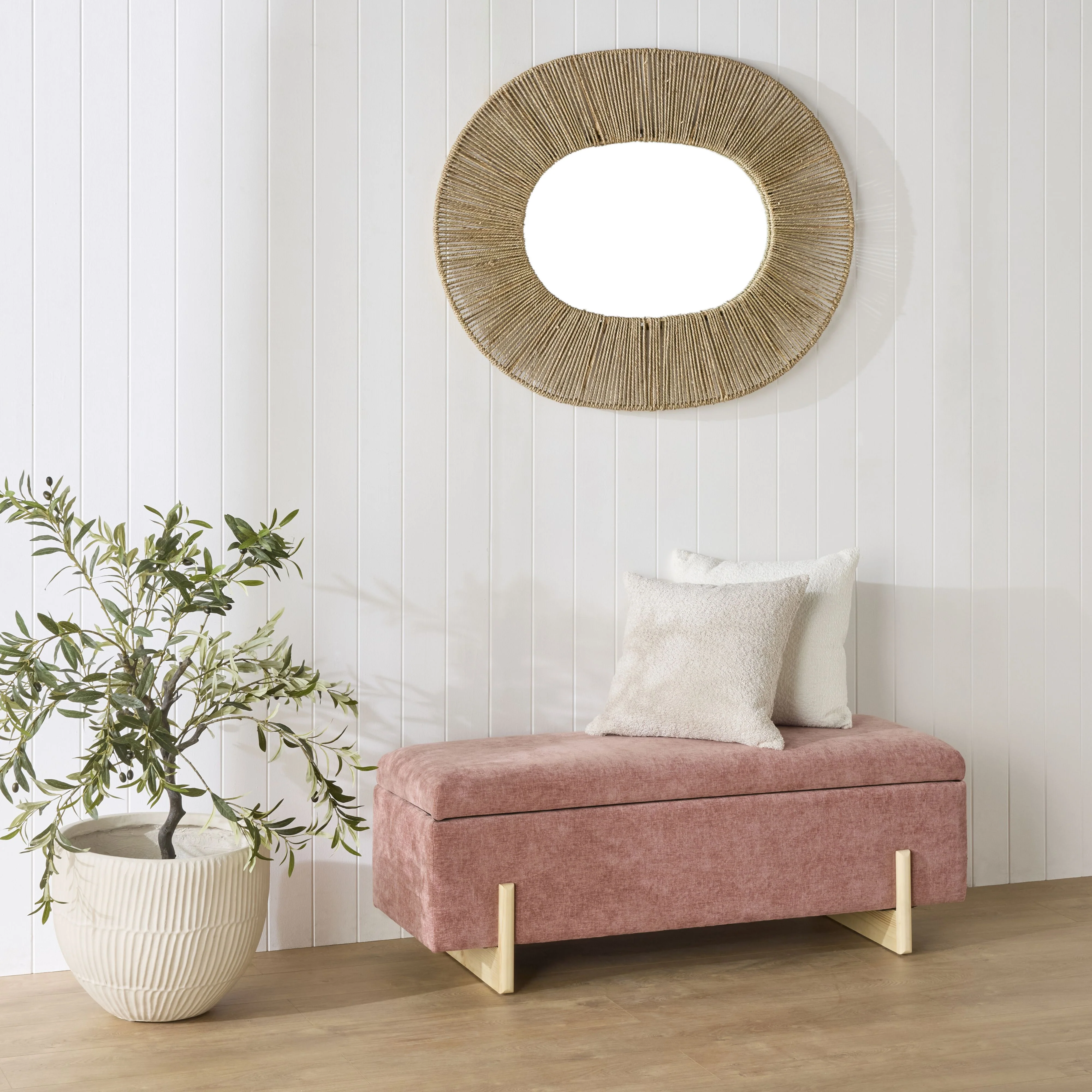Sara Storage Bench Rose Pink - Image 9