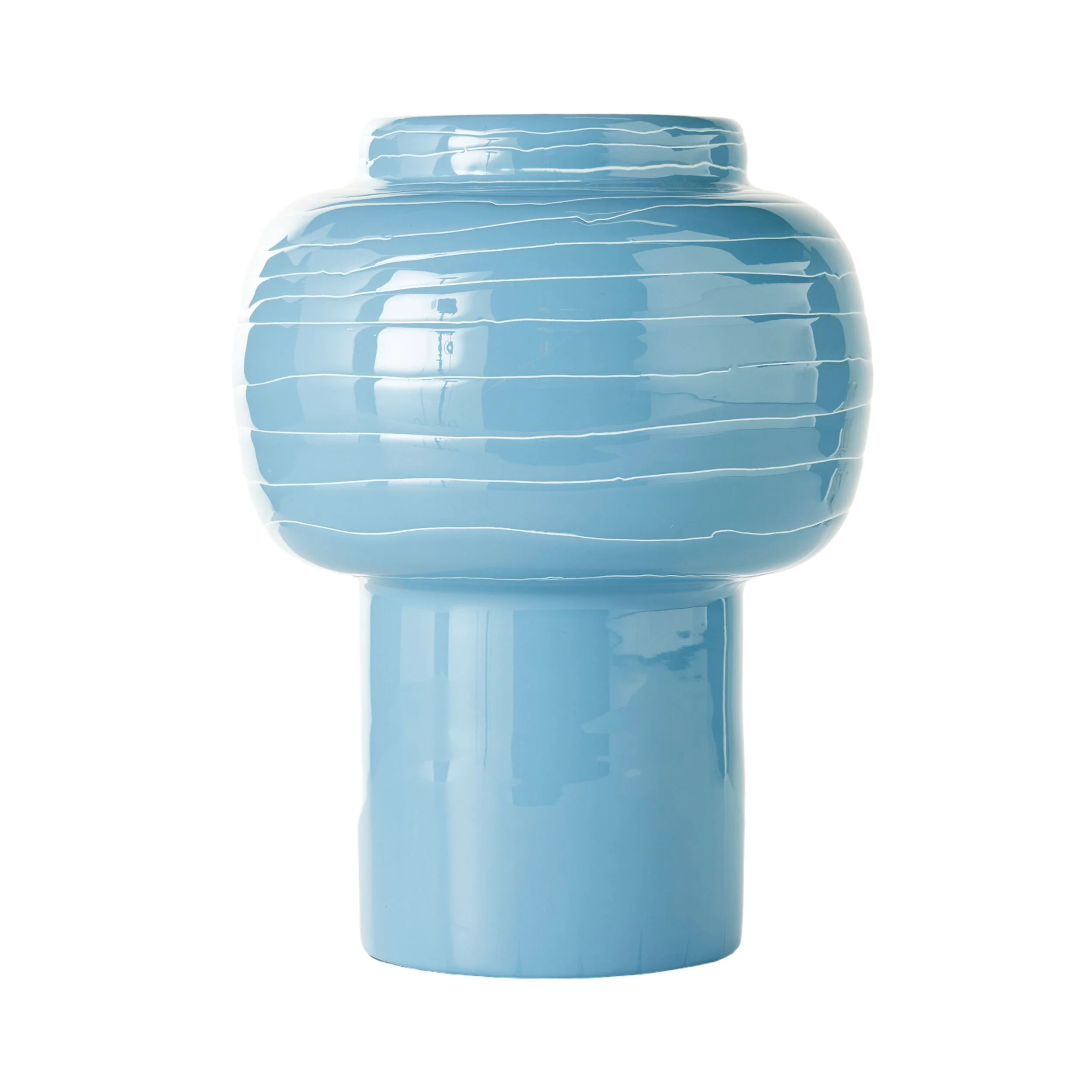 Sarra Vase Blue 20x20x26cm - Image 2