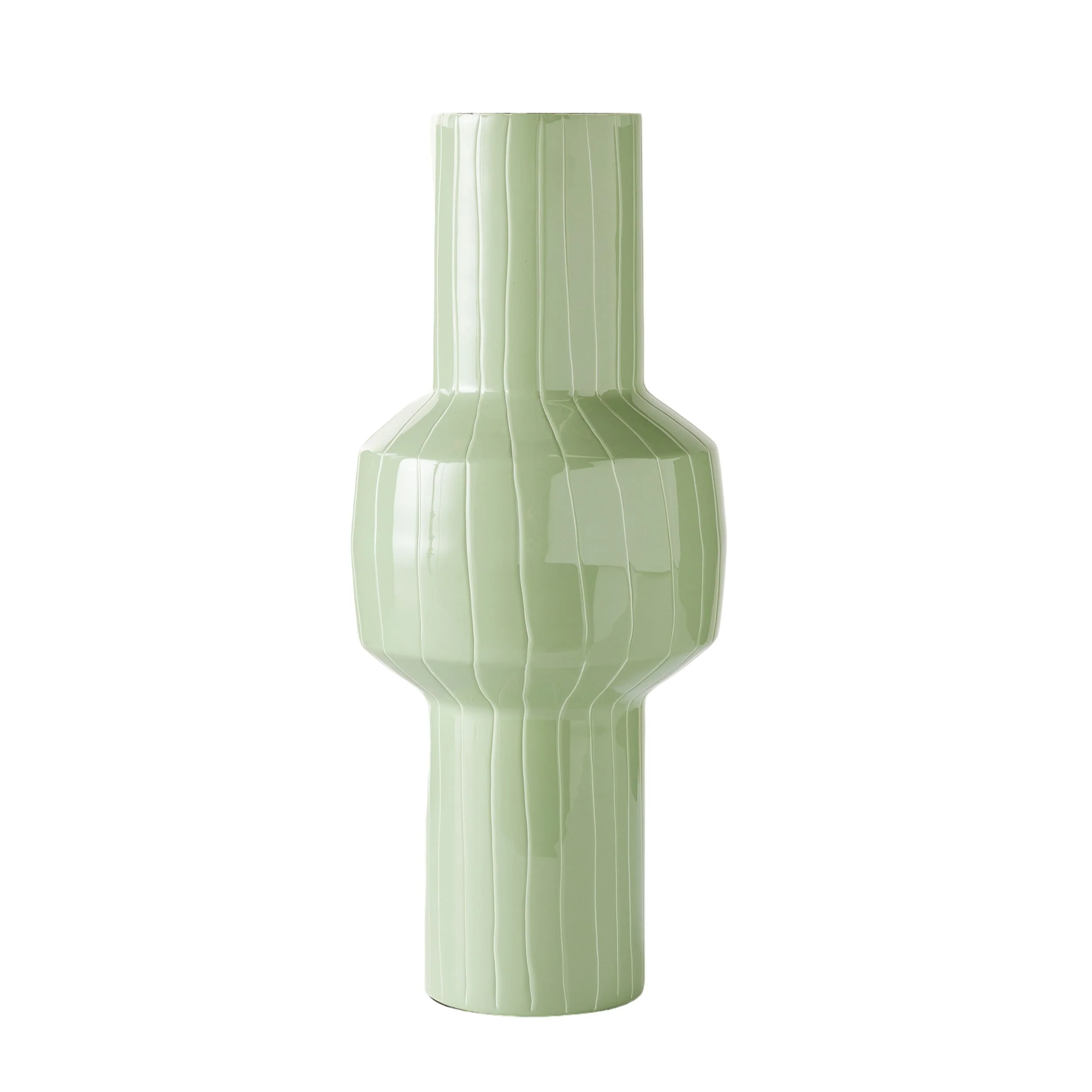 Sarra Vase Laurel Green 19x19x41cm - Image 2