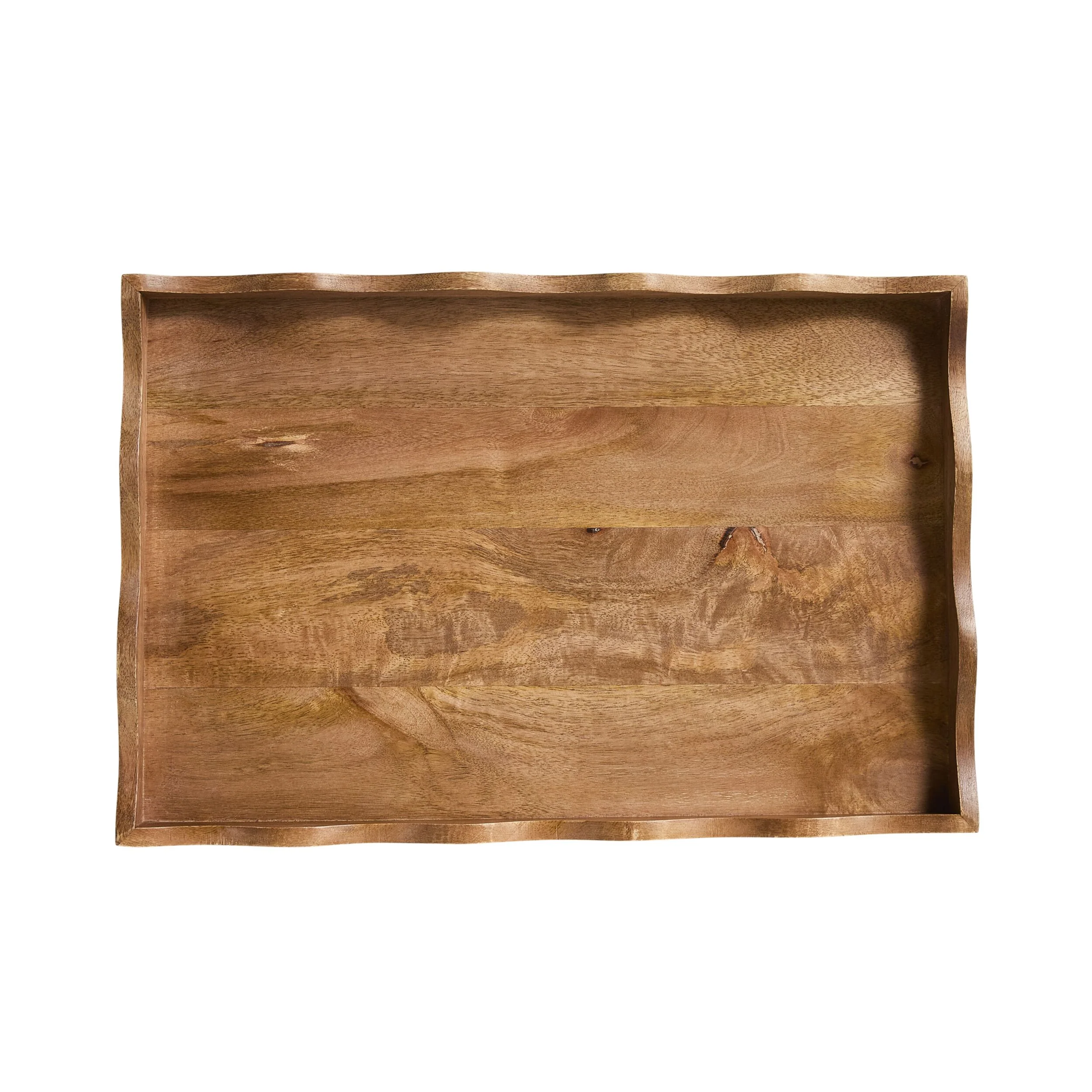 Sati Scalloped Medium Wooden Tray - Image 3