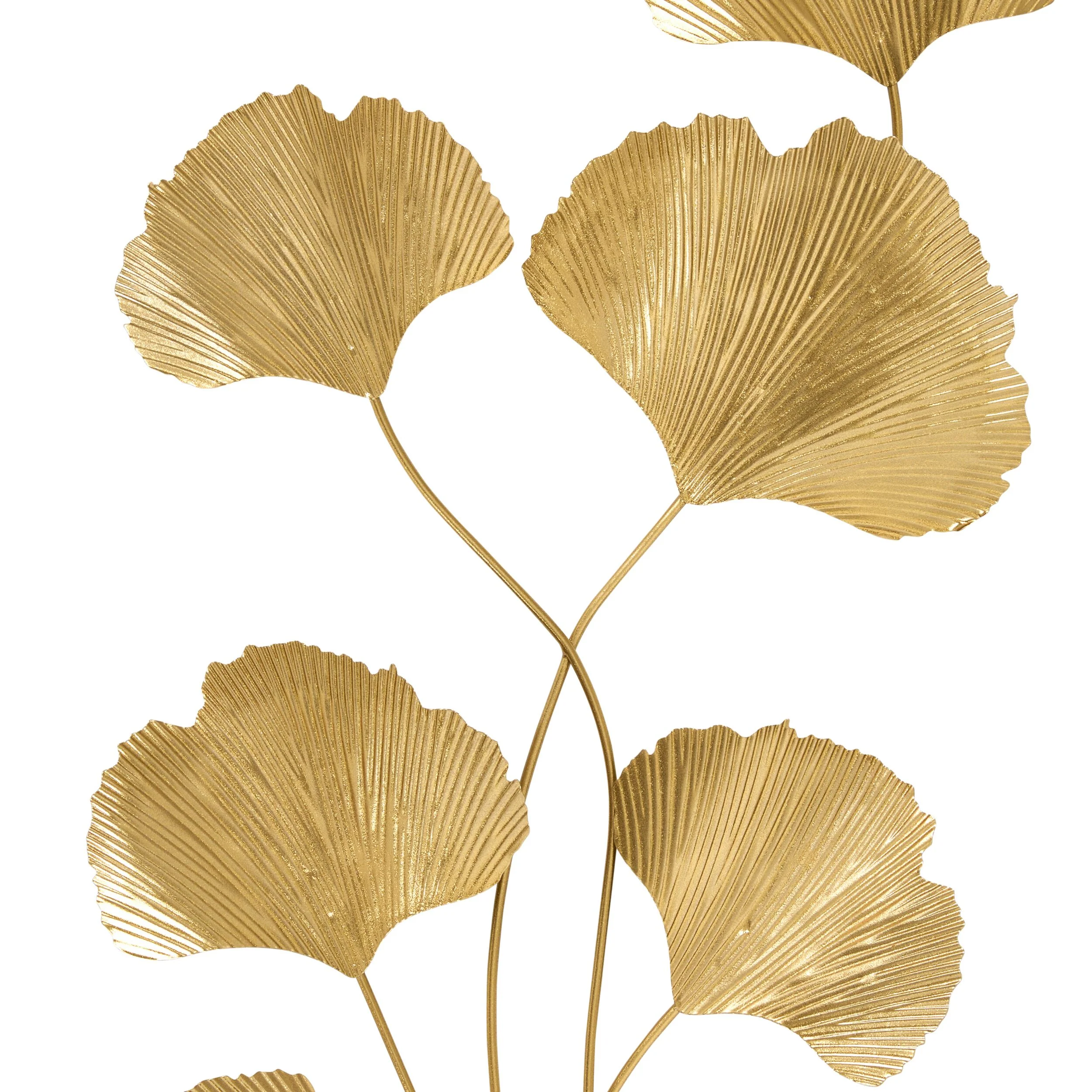 Secret Garden Brass Ginko Wall Hanging - Image 2