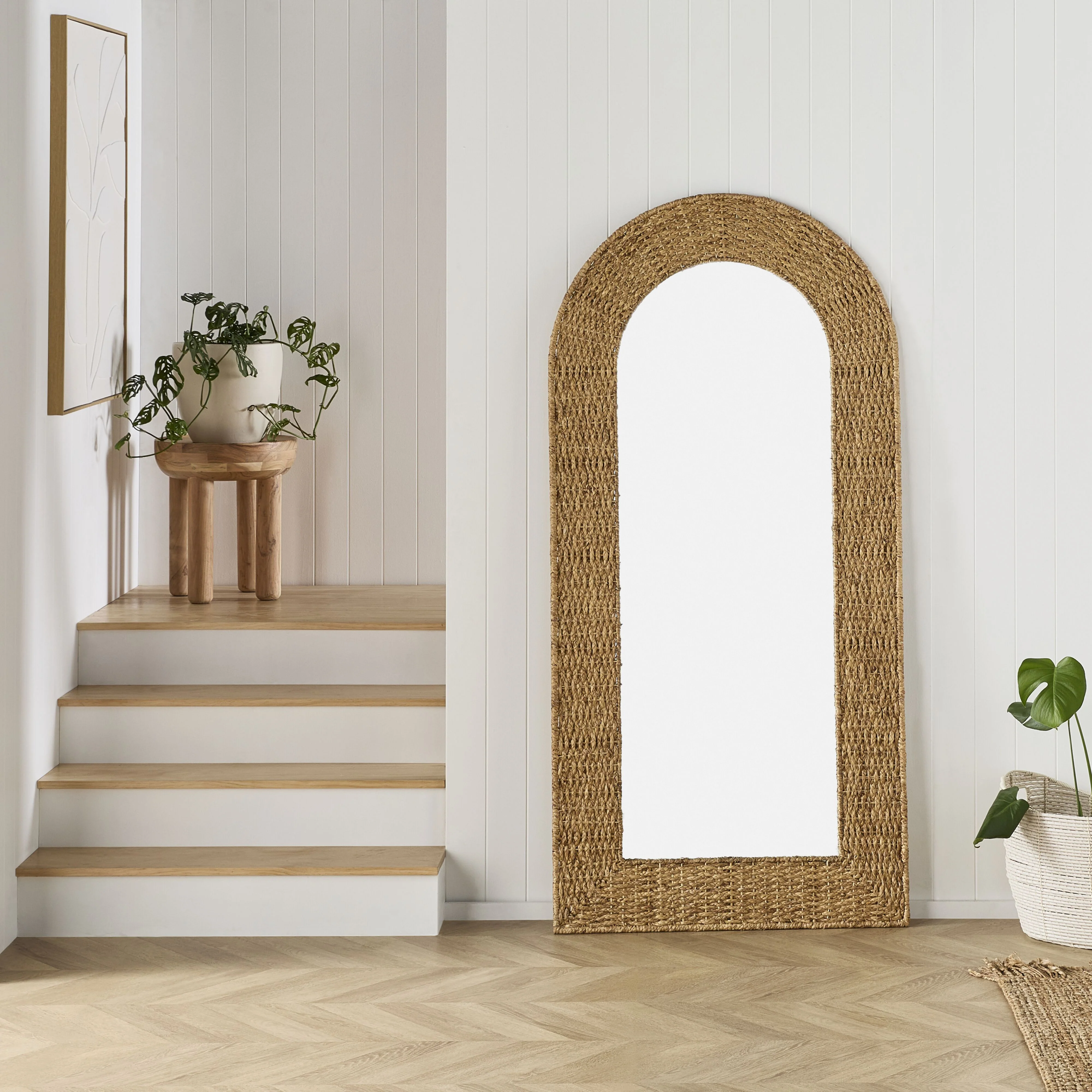 Sentosa Woven Floor Mirror 86x3x178cm - Image 5