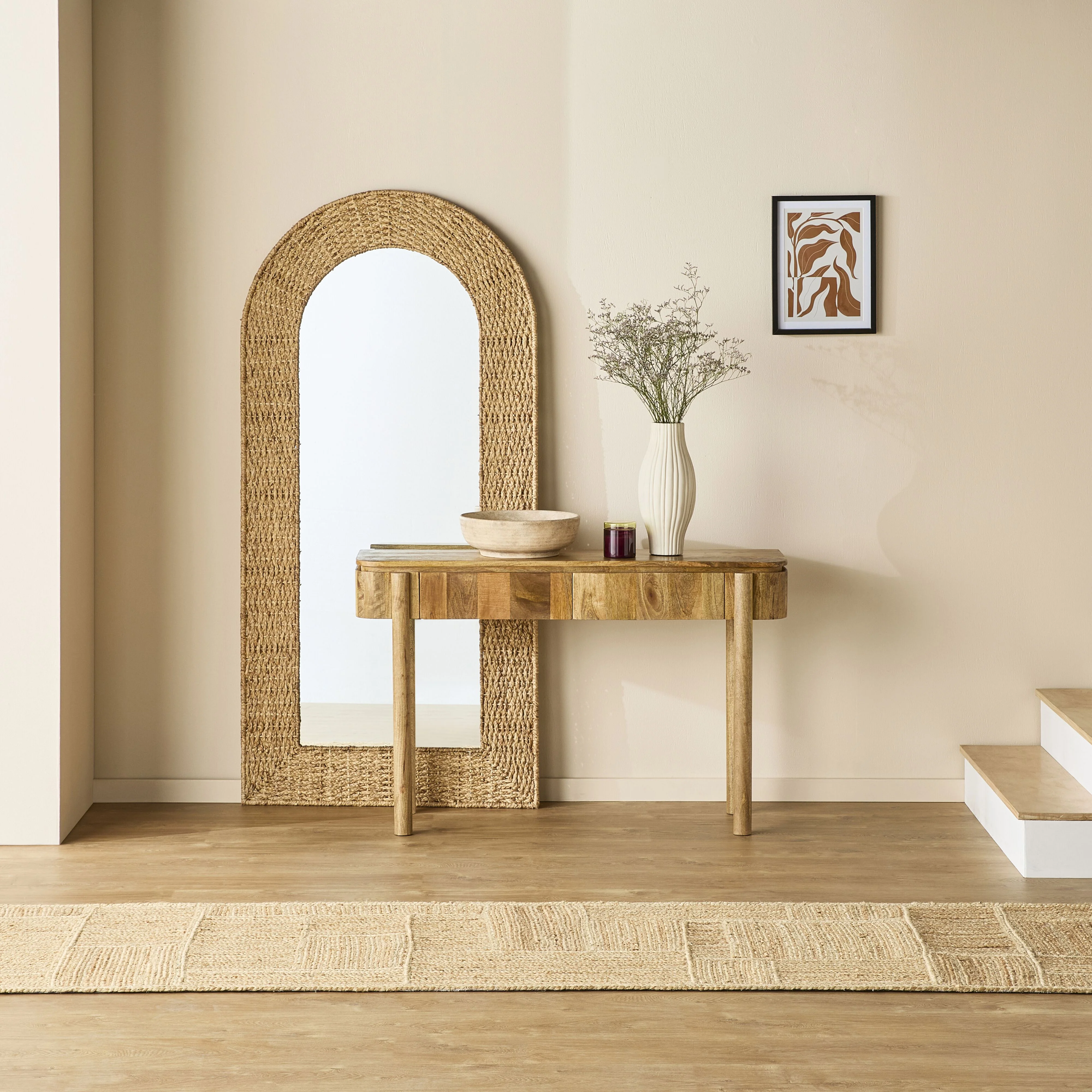Sentosa Woven Floor Mirror 86x3x178cm - Image 9