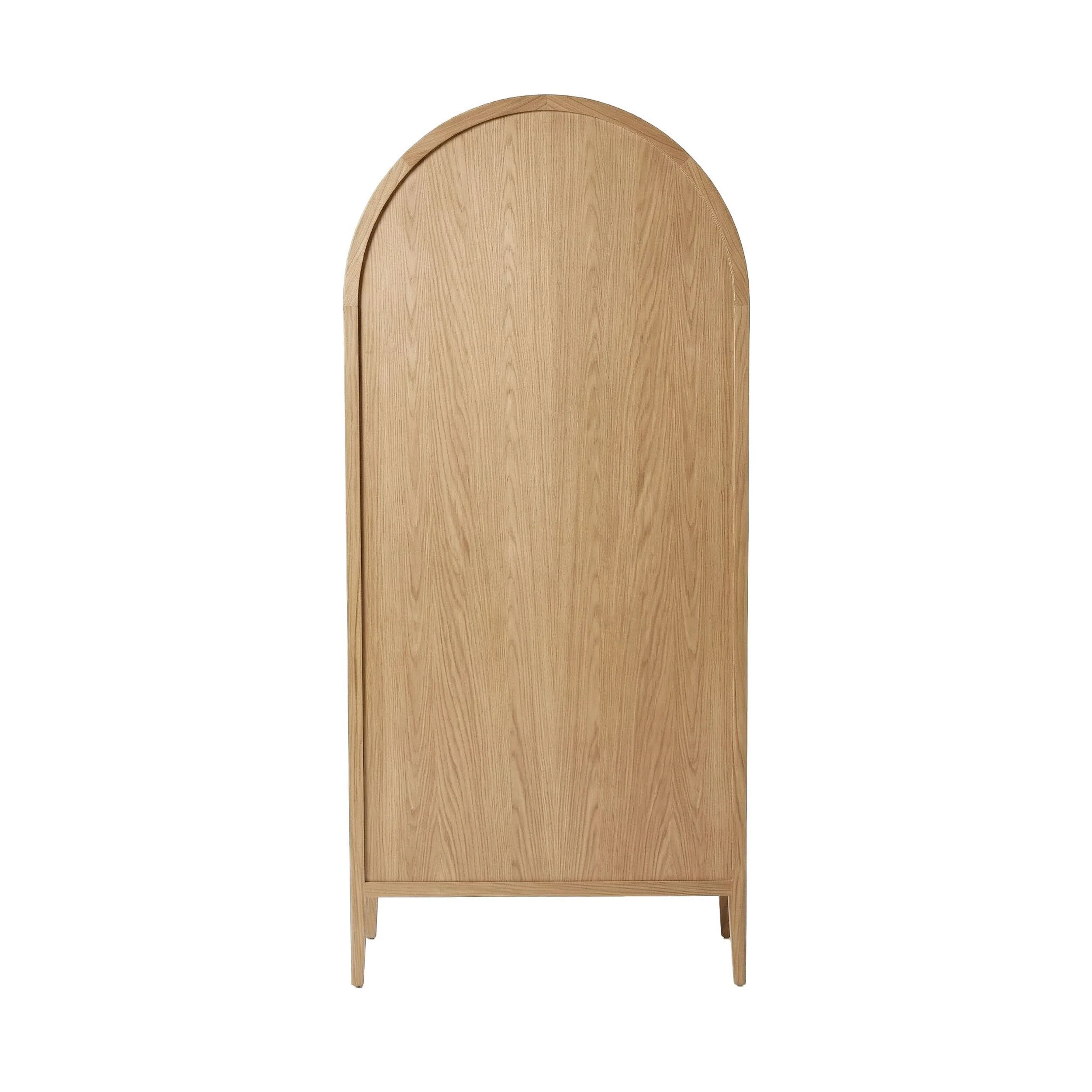 Serene Curved Display Cabinet Natural - Image 5