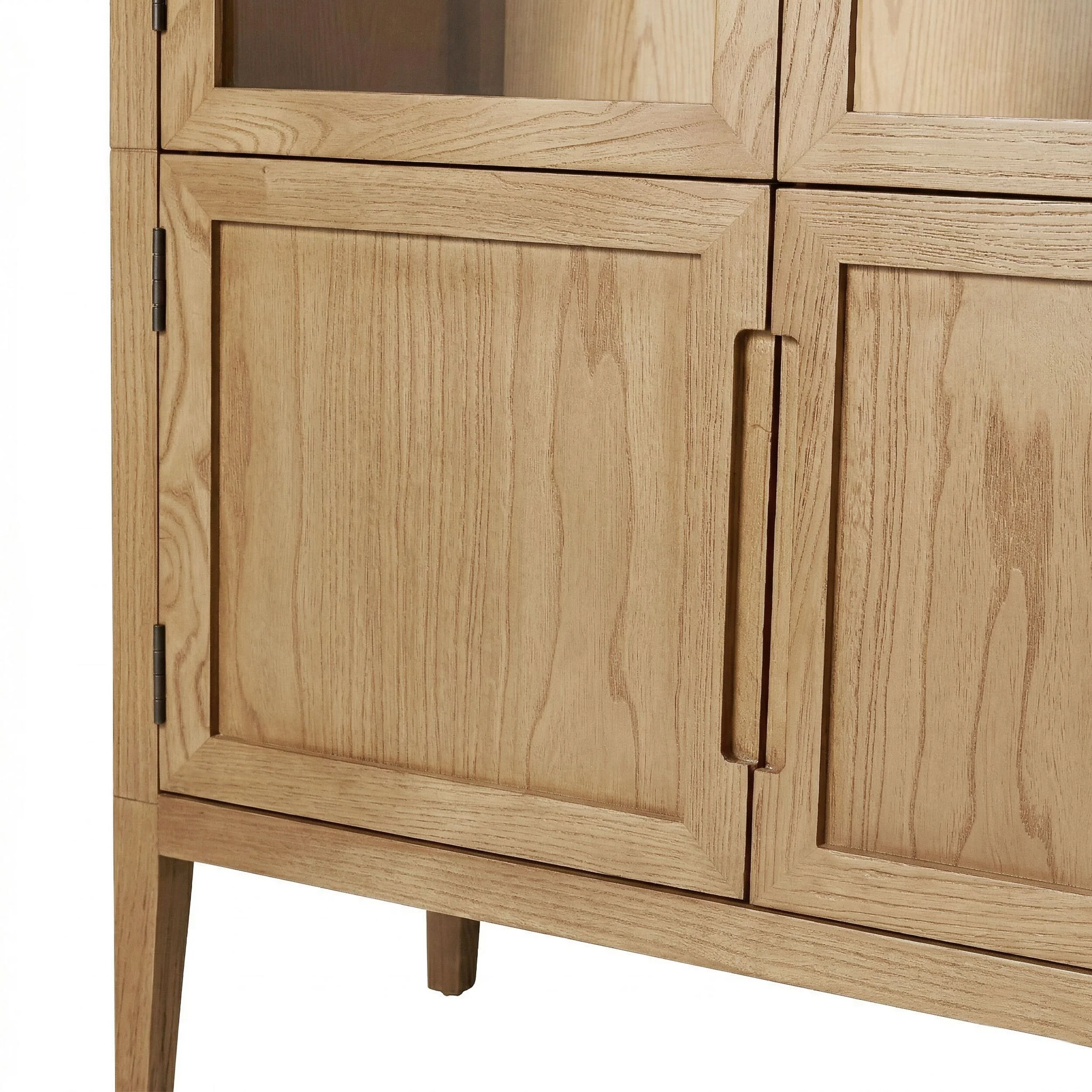 Serene Curved Display Cabinet Natural - Image 6