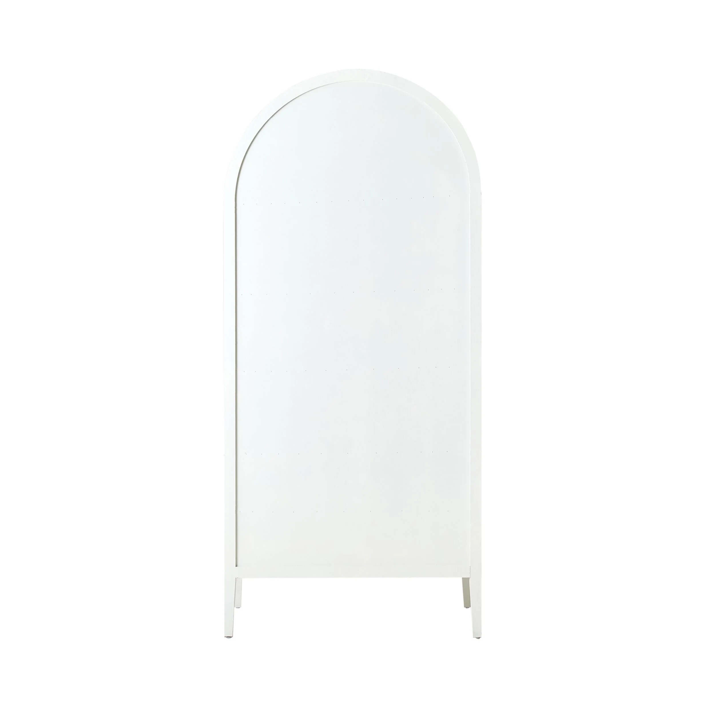 Serene Curved Display Cabinet White - Image 5