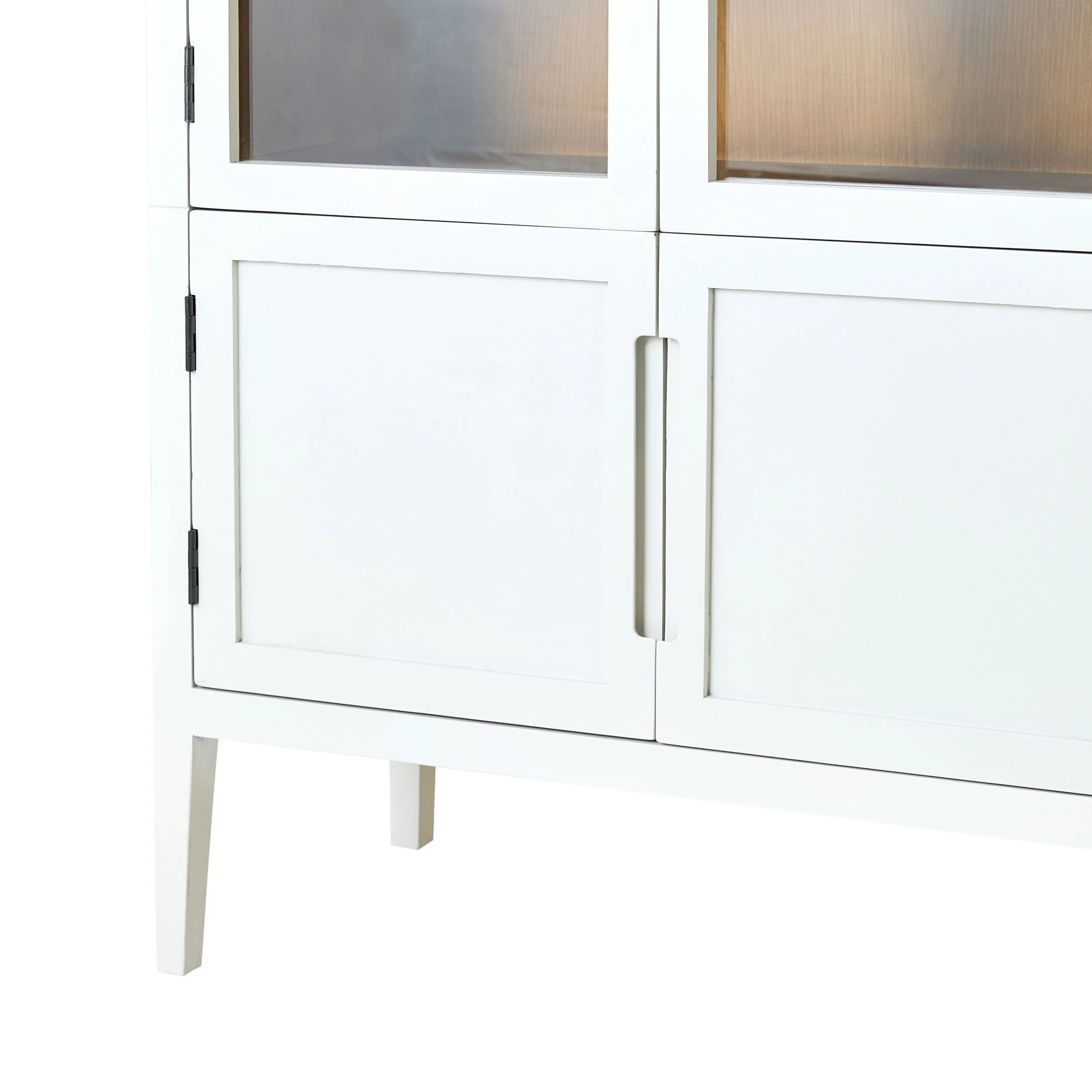 Serene Curved Display Cabinet White - Image 7