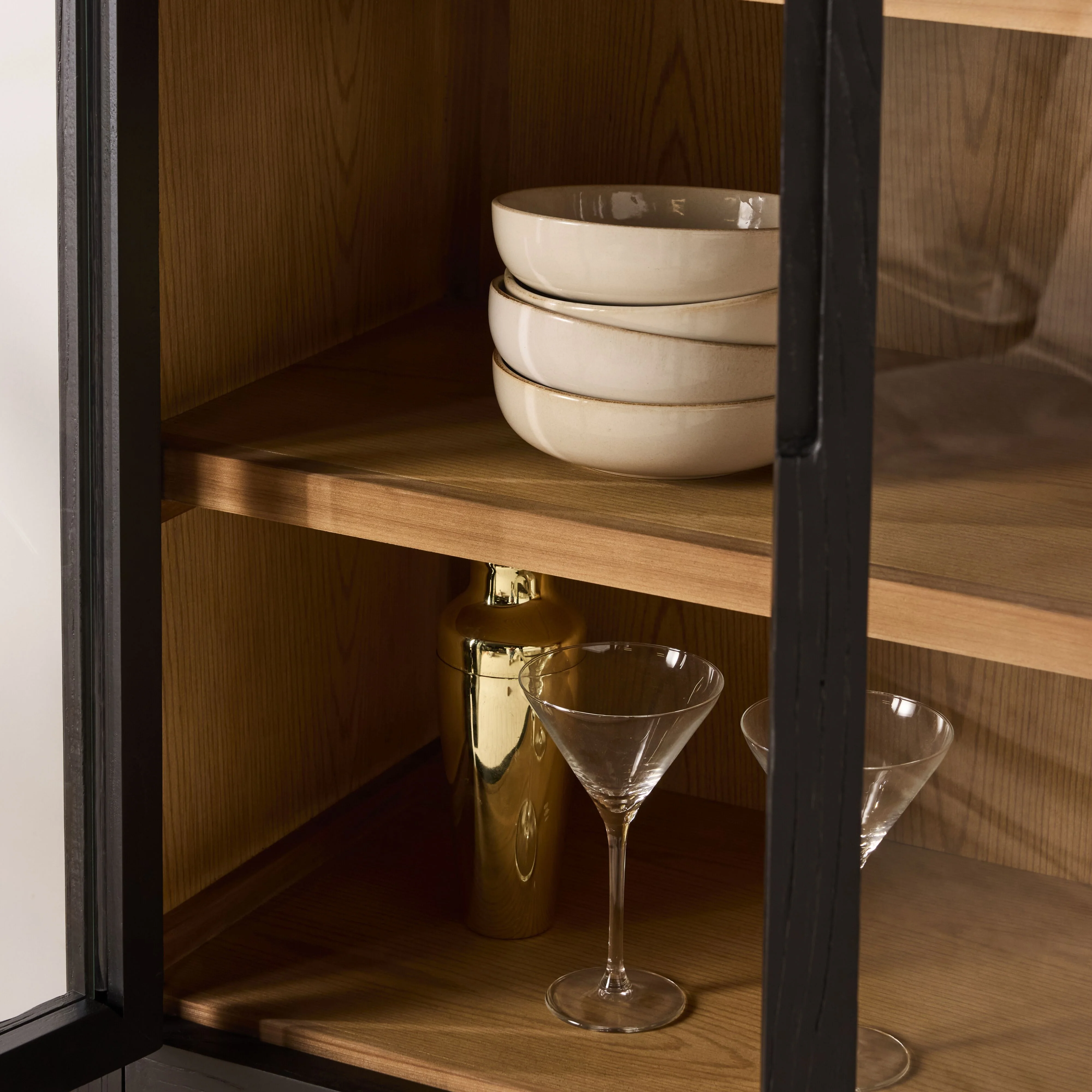 Serene Curved Two Door Display Cabinet - Image 10