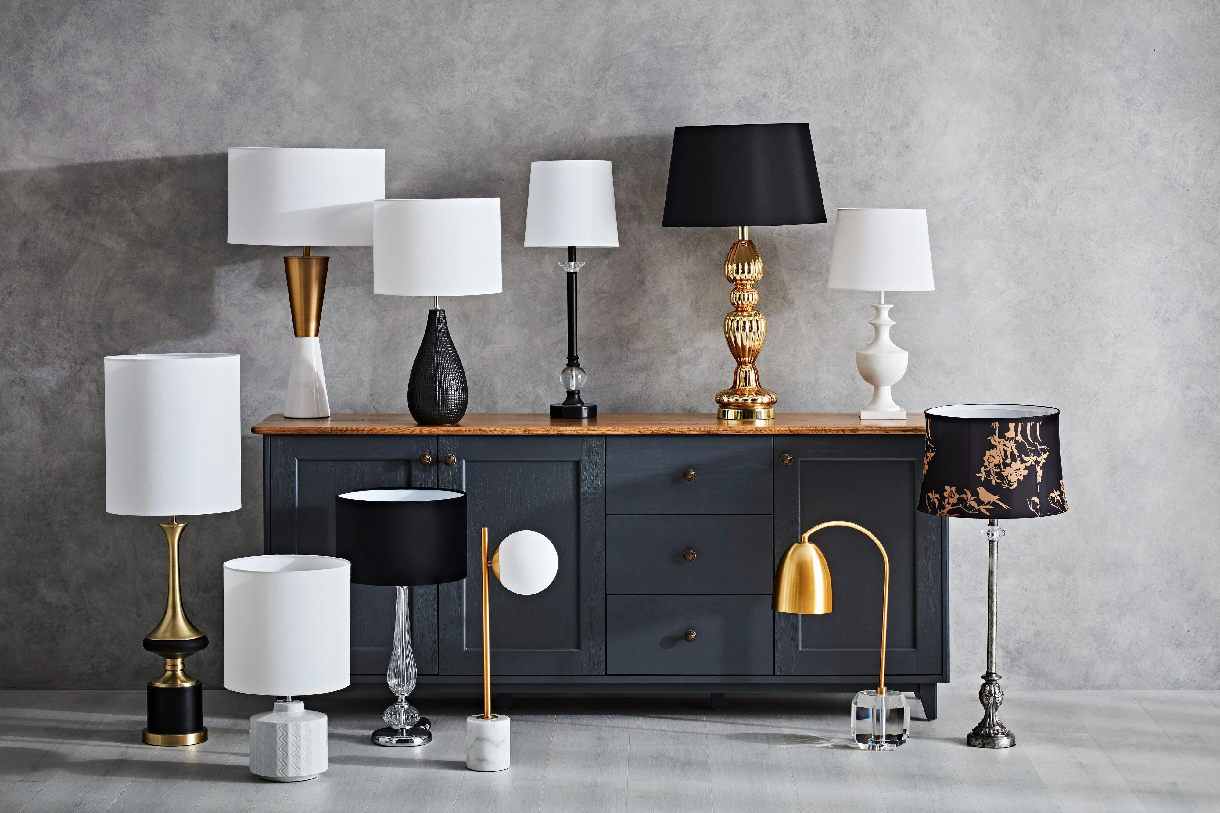 Severina Metal Table Lamp 56cm - Image 8