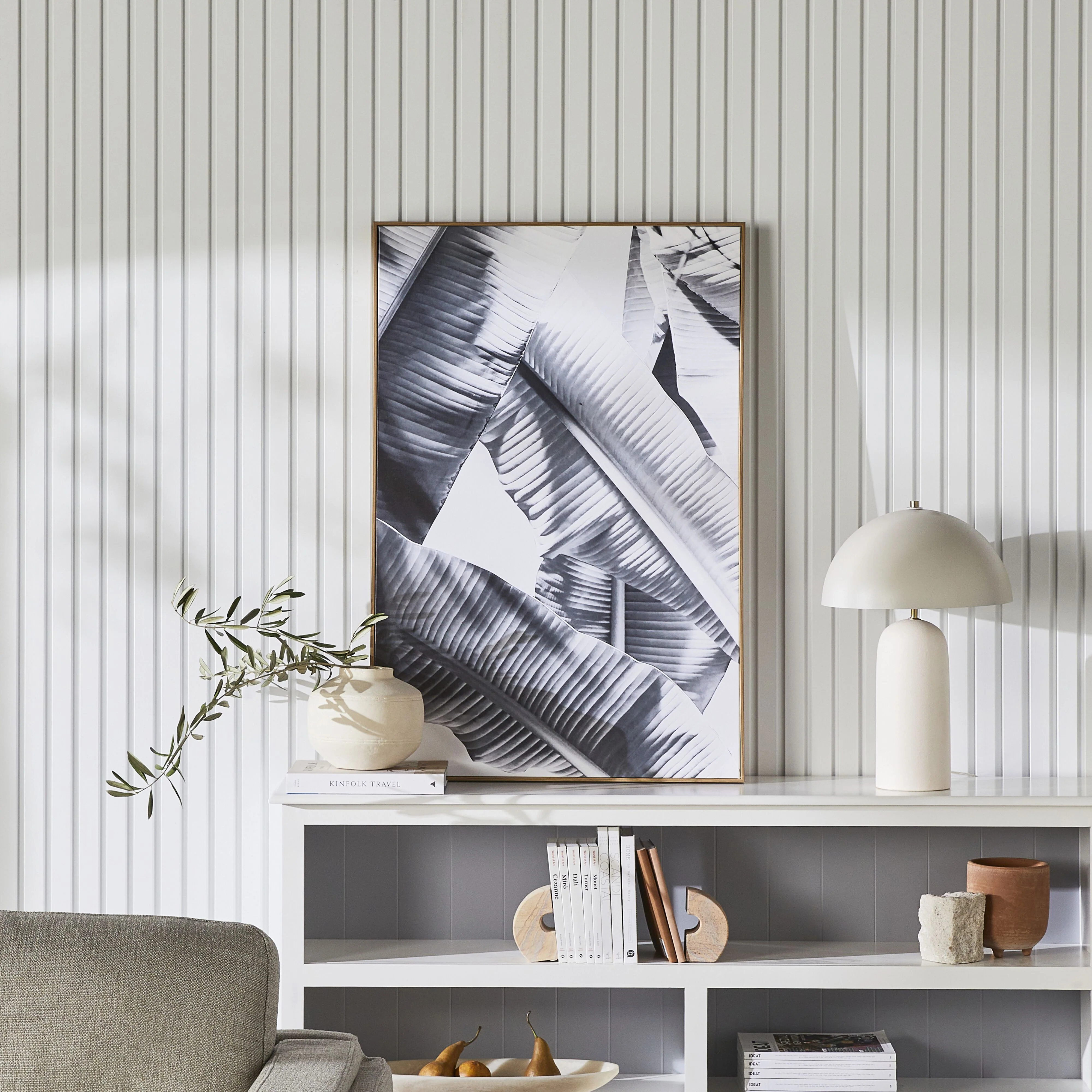 Shady Palms Canvas Print 70x105cm - Image 4