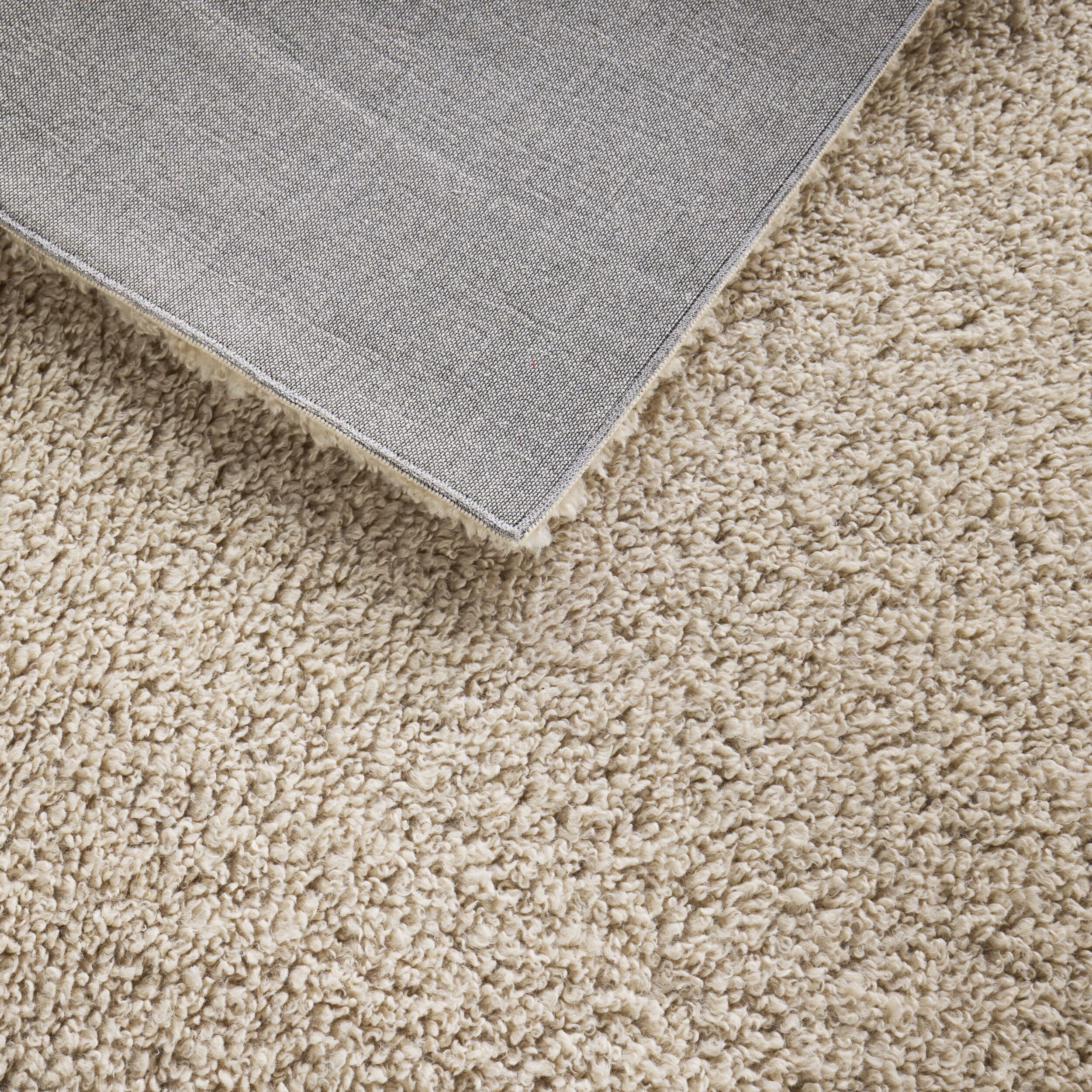 Shaggy Loop Pile Rug Latte 150x240cm - Image 3
