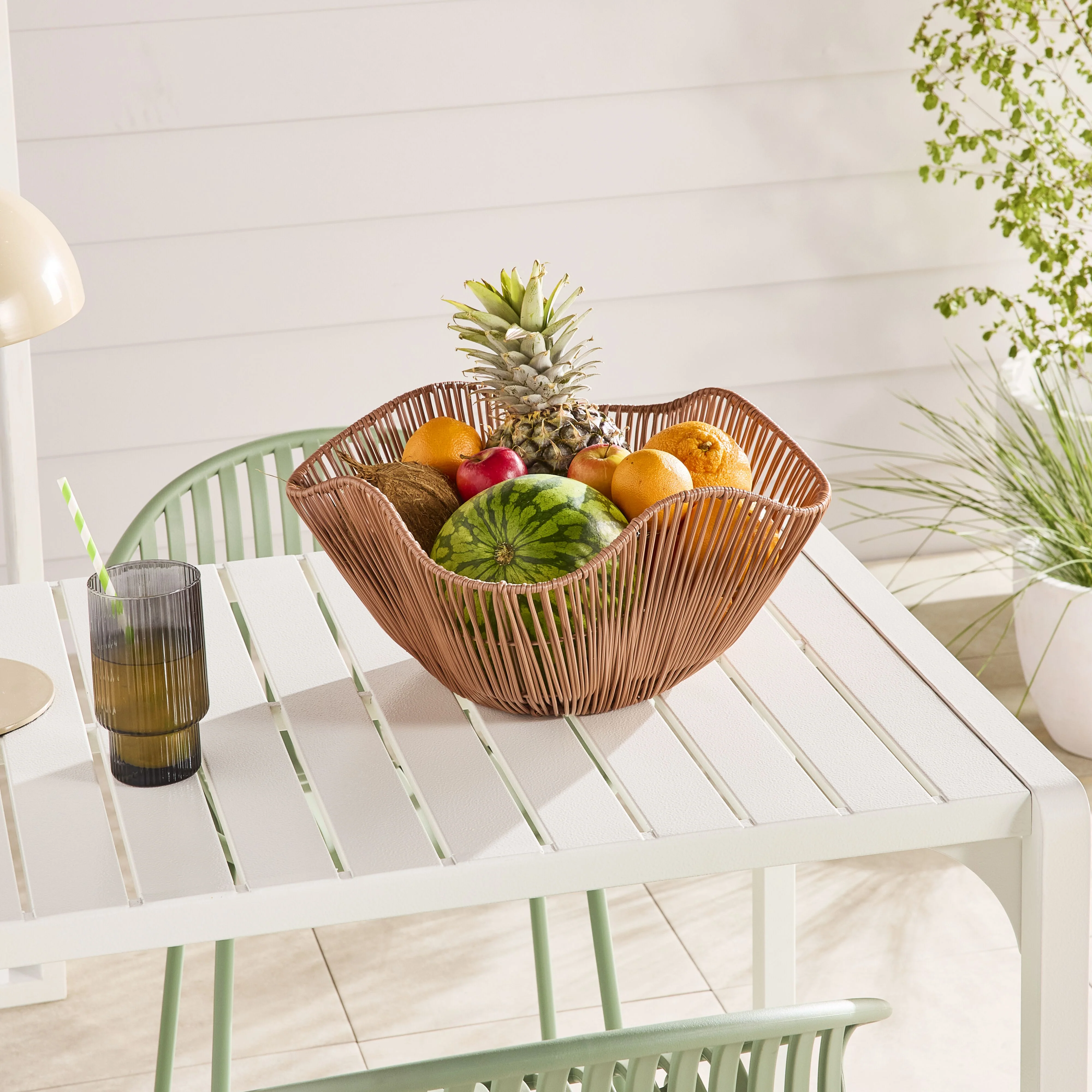 Sidney Large Woven Bowl Clay - Image 5