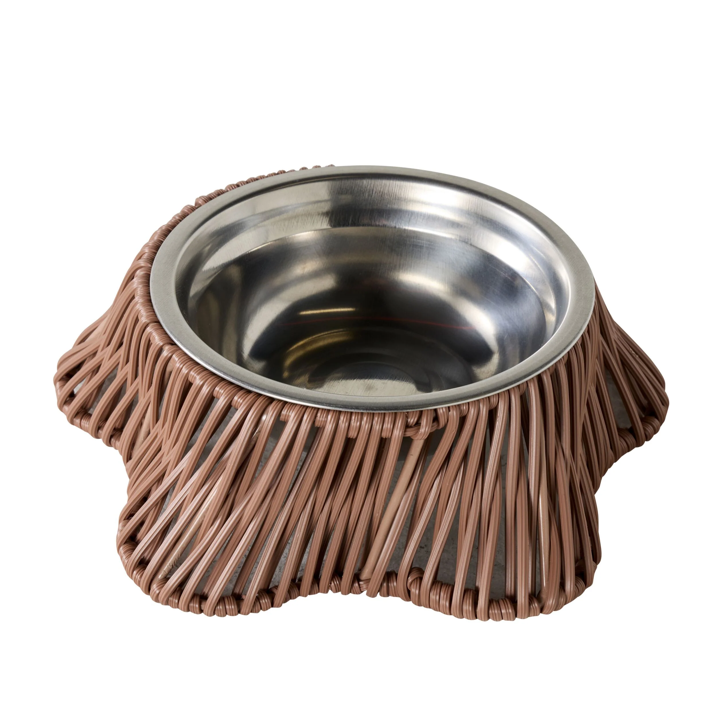 Sidney Woven Pet Bowl Clay - Image 2