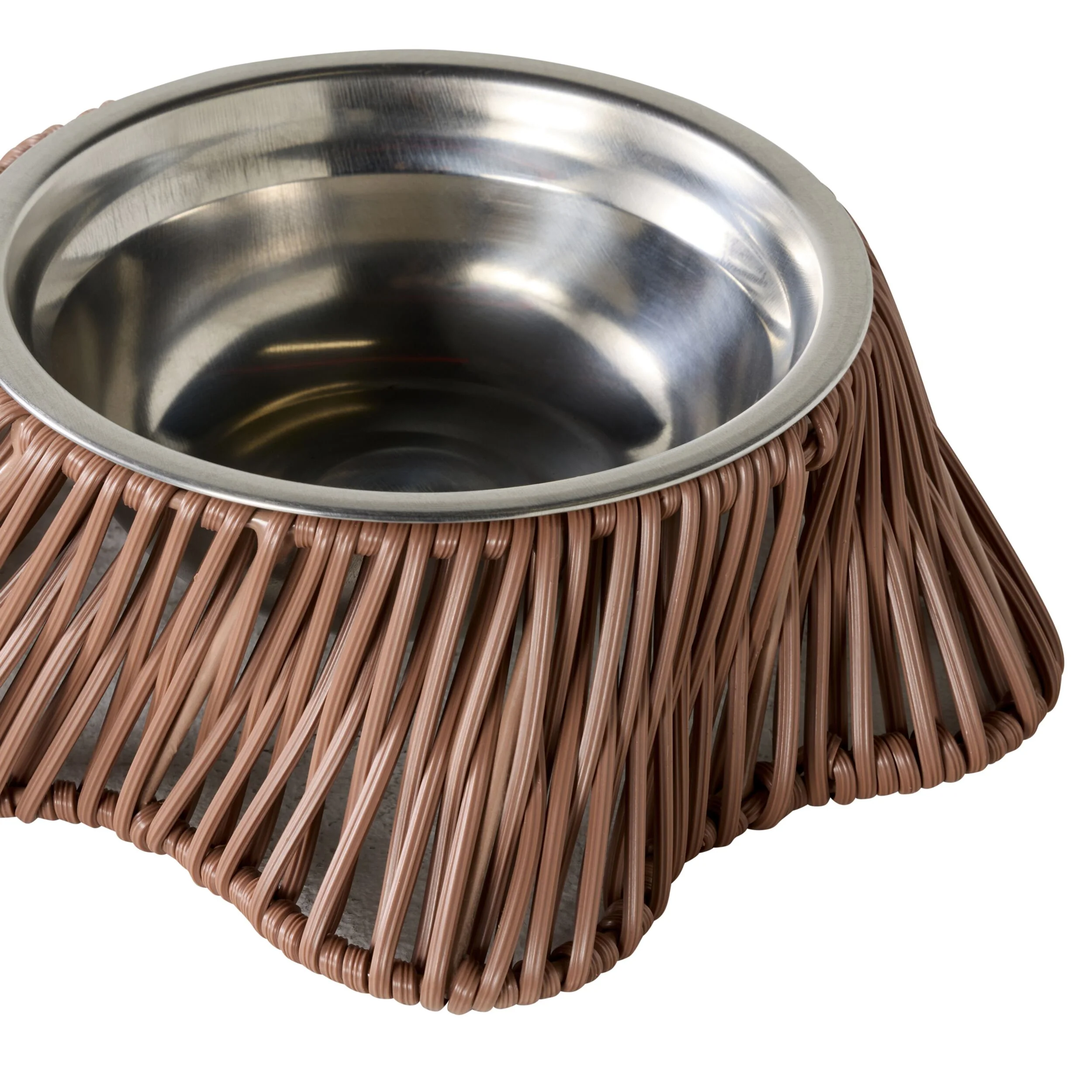 Sidney Woven Pet Bowl Clay - Image 4