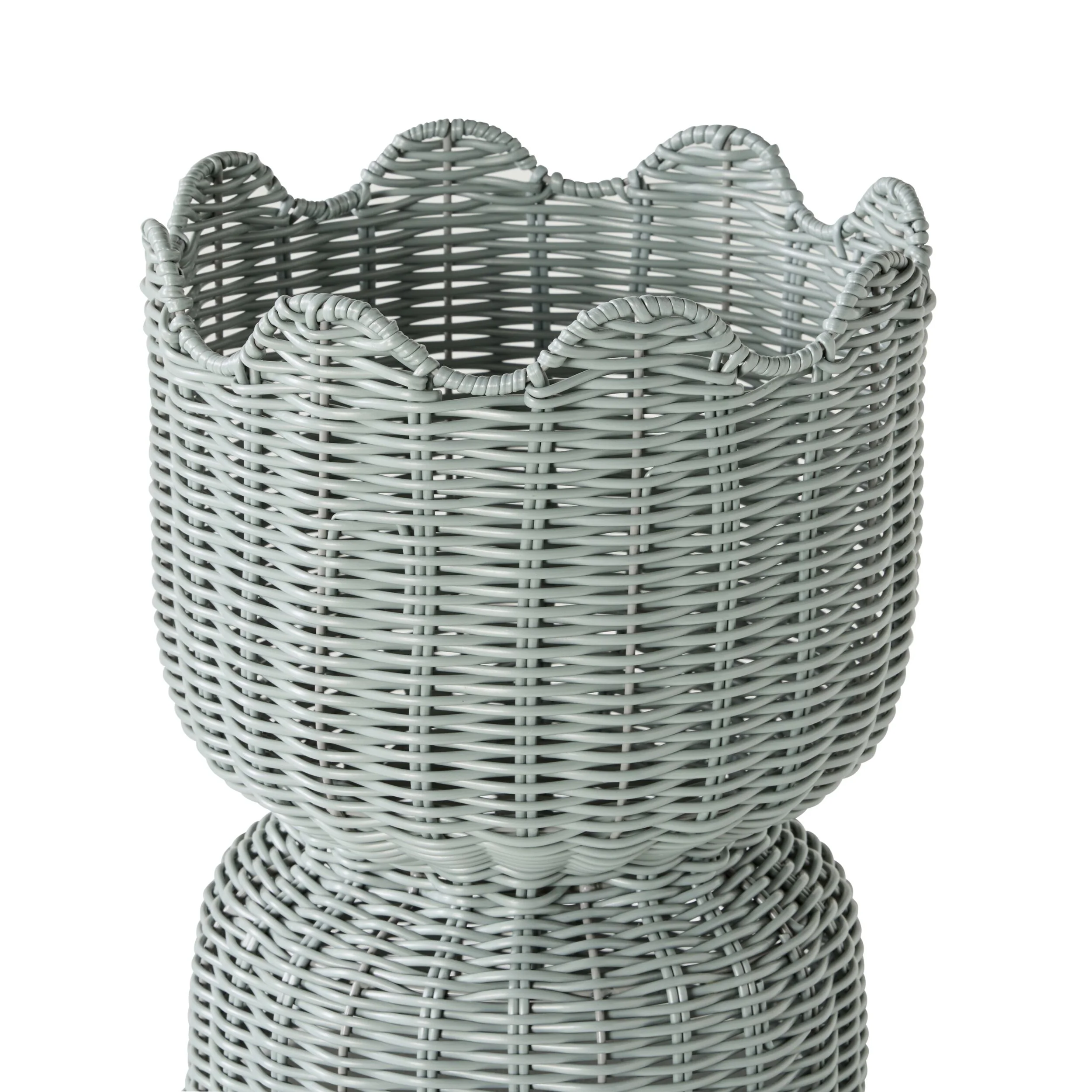 Sidney Woven Planter Small Mist - Image 2