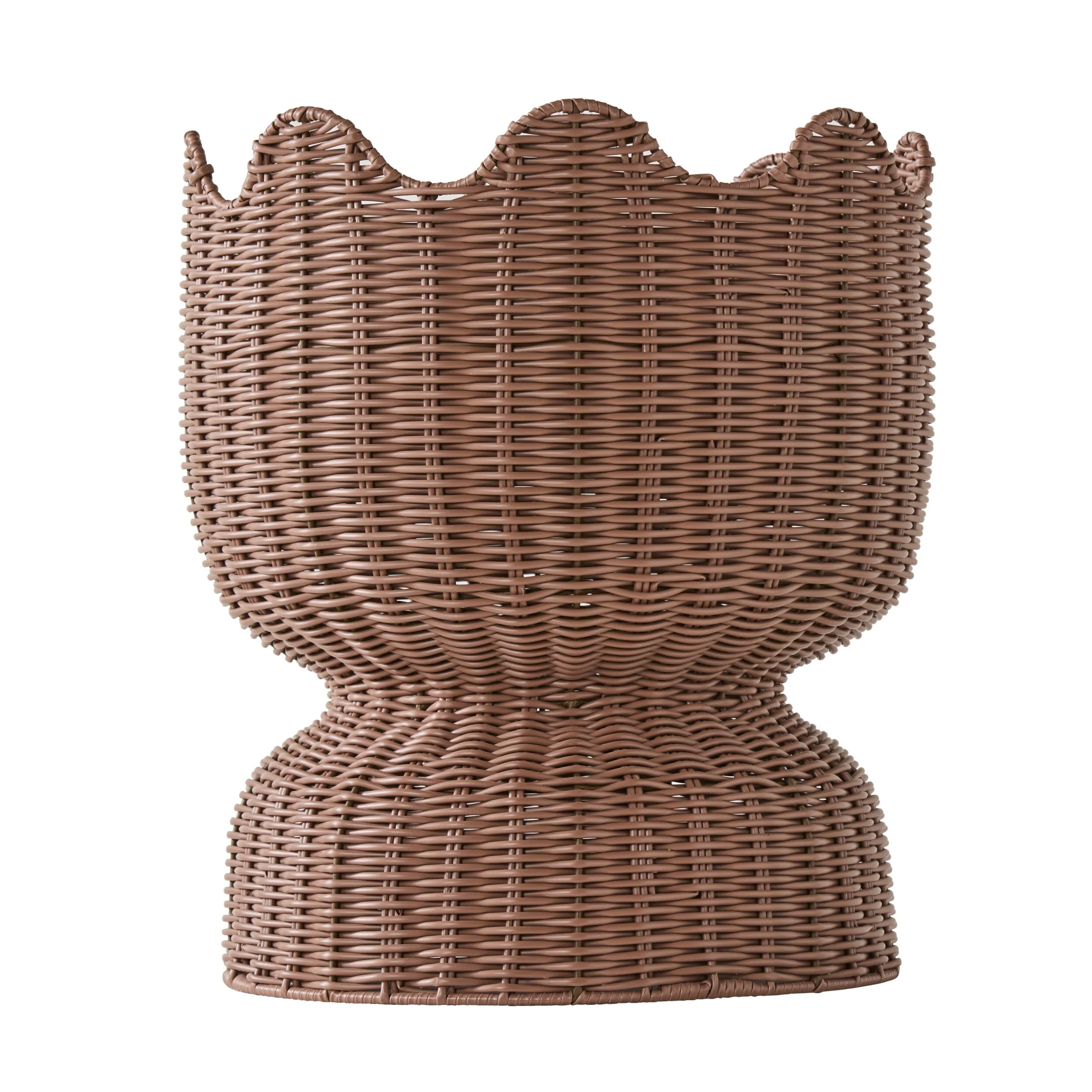 Sidney Woven Planter Large Clay - Image 2