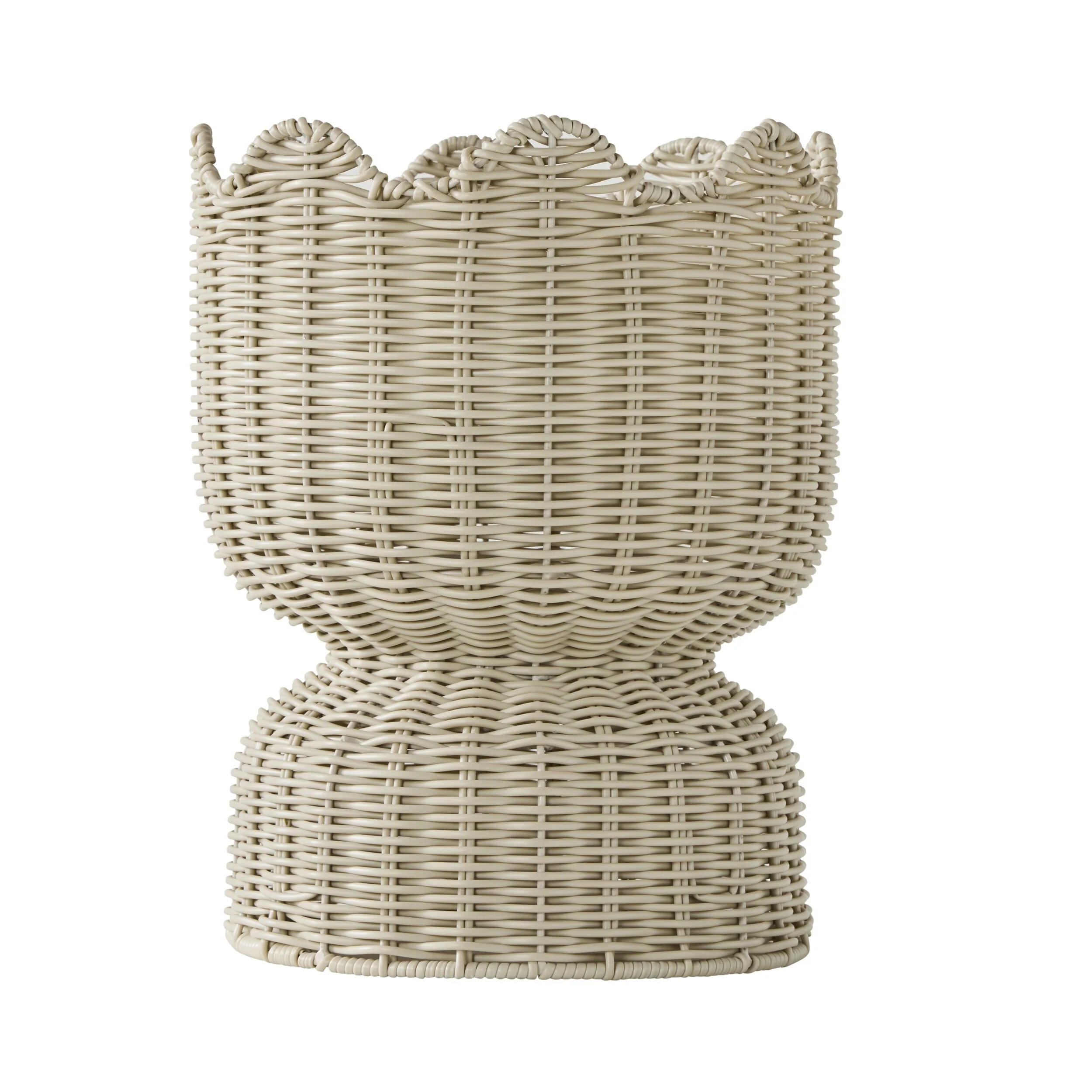 Sidney Woven Planter Small Stone - Image 2