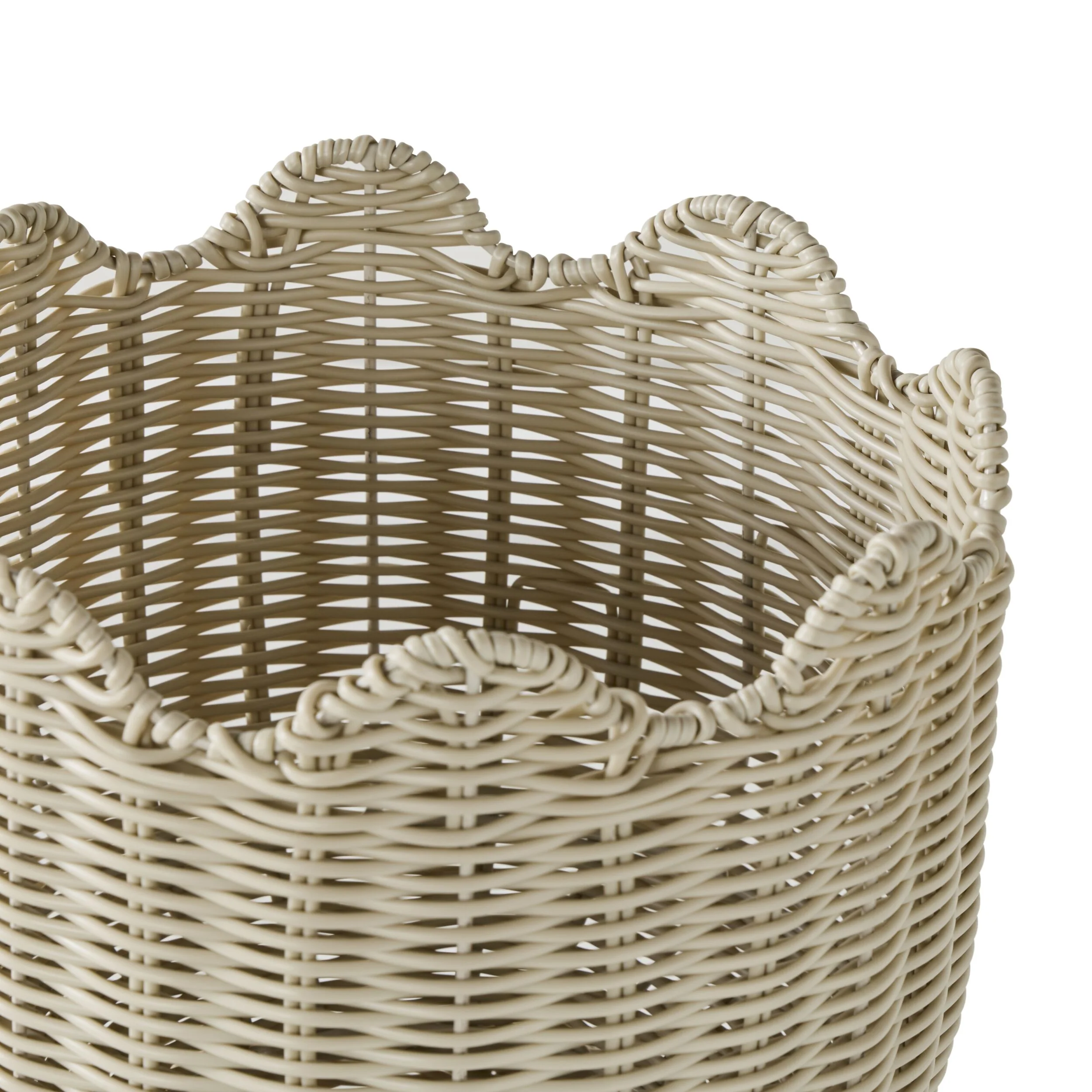 Sidney Woven Planter Small Stone - Image 3