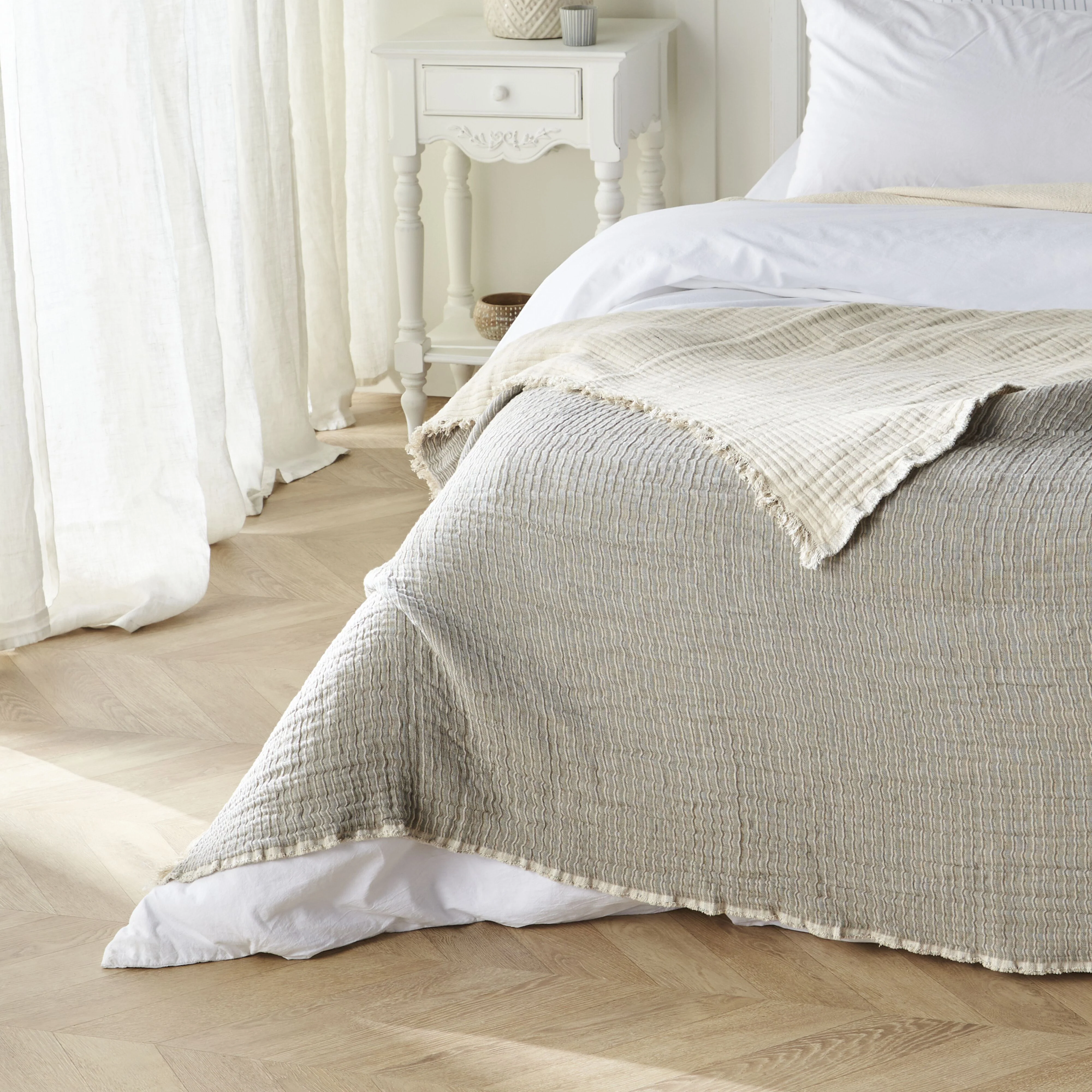 Sky Cotton Throw 165x200cm - Image 5