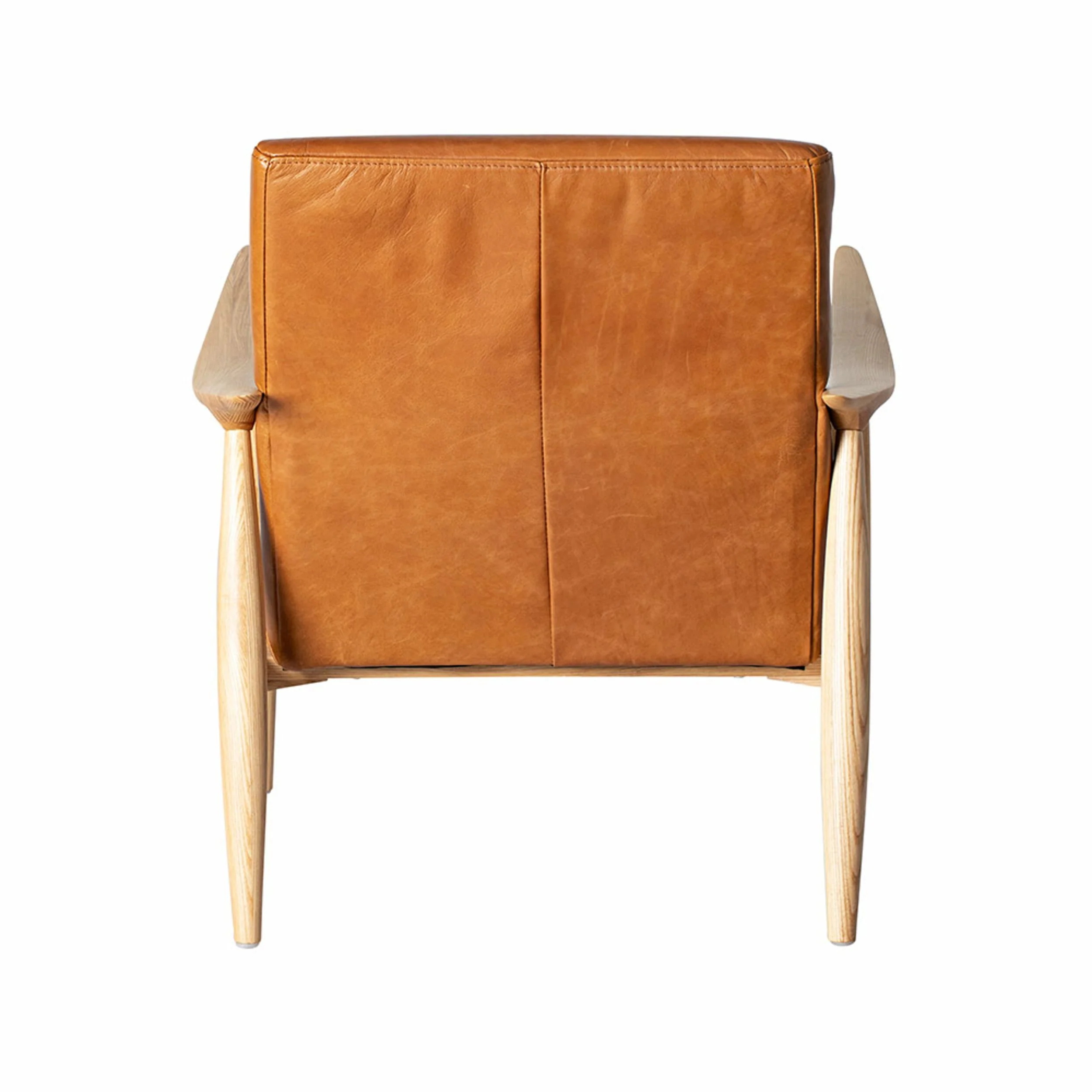 Sloan Leather Occasional Chair Dakota Vintage Brown - Image 4