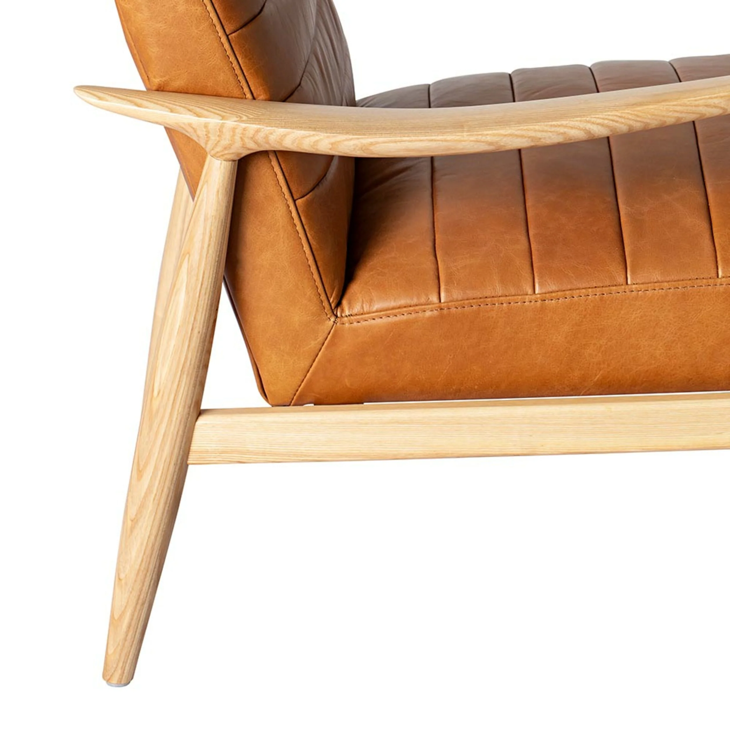Sloan Leather Occasional Chair Dakota Vintage Brown - Image 5